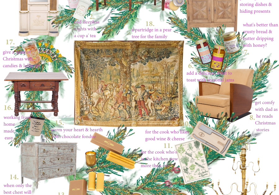 2020 Gift Guide: Deck the Halls with French Antiques & Inspired Gifts