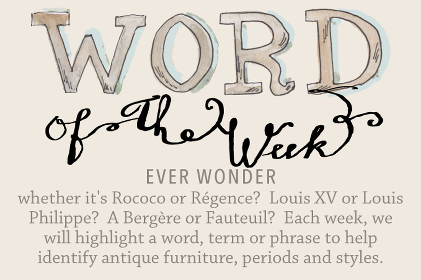 TABLE DE DRAPIER: WEDNESDAY'S WORD OF THE WEEK