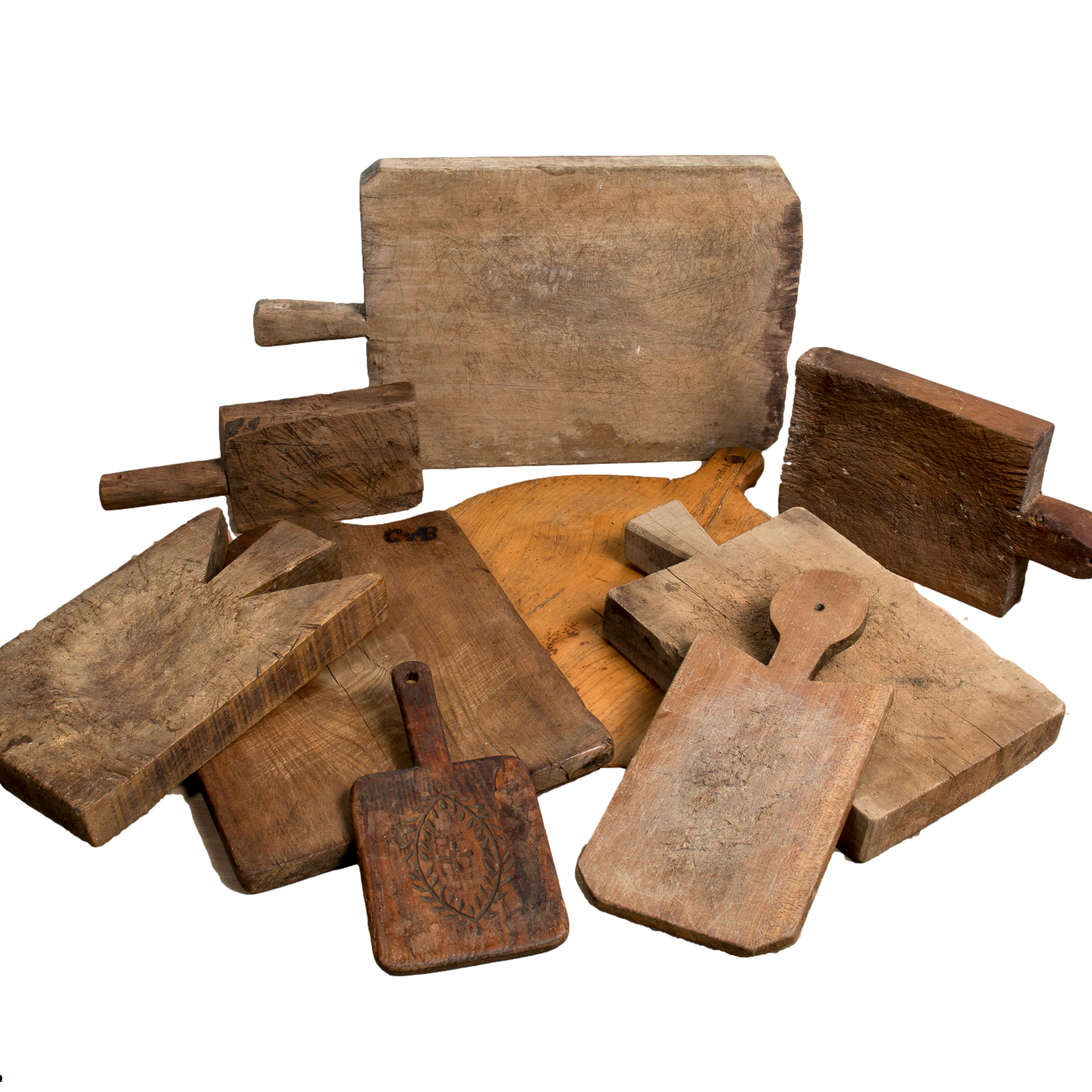 Early 19th Century Antique French Breadboard from Provence