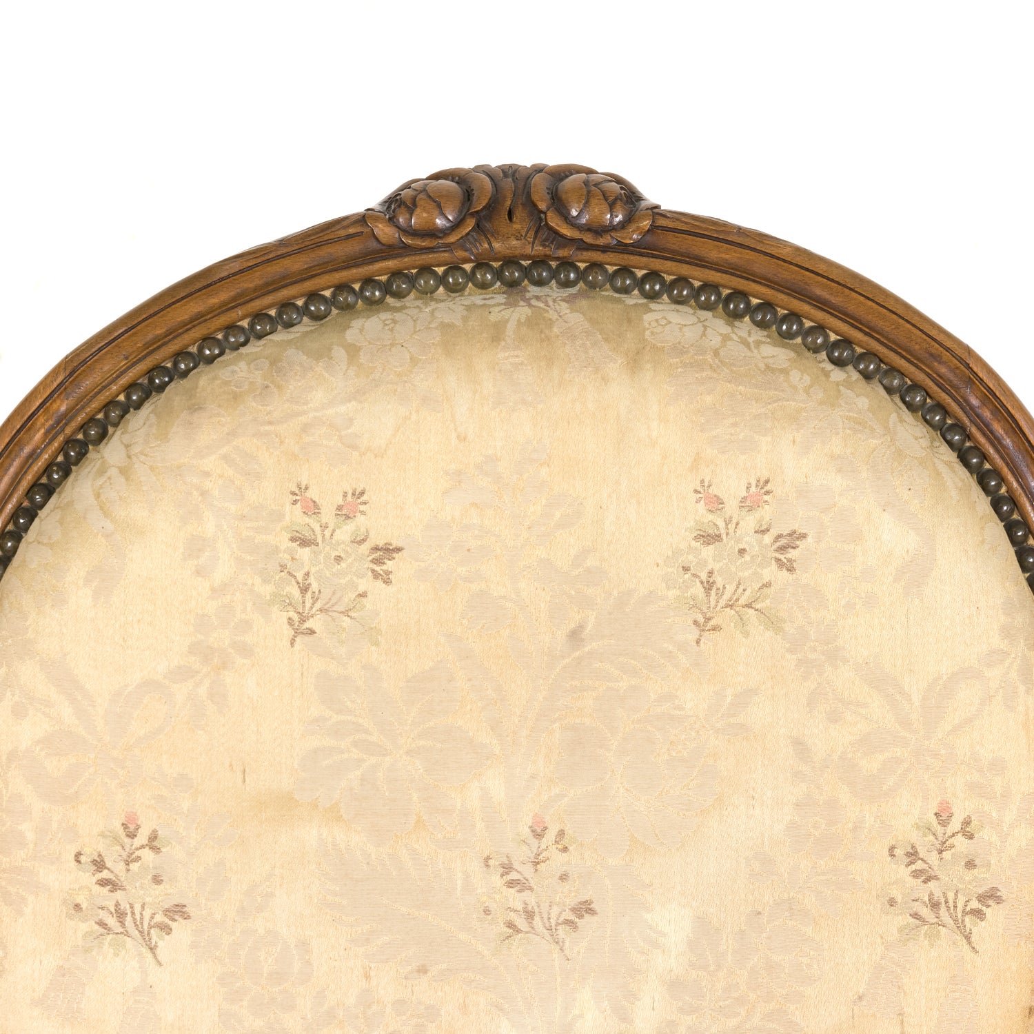 Four 19th Century French Louis XVI Style Carved Walnut Armchairs or Fauteuils a la Reine, Sold Separately