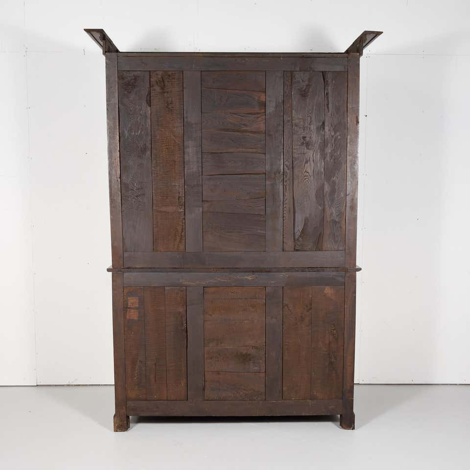 Exceptional 19th Century French Empire Period Walnut Bibliotheque or Bookcase