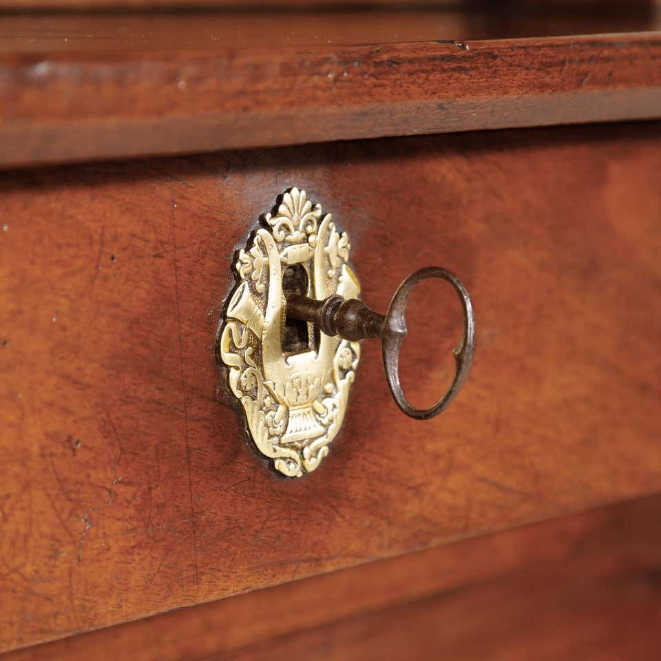 Exceptional 19th Century French Empire Period Walnut Bibliotheque or Bookcase