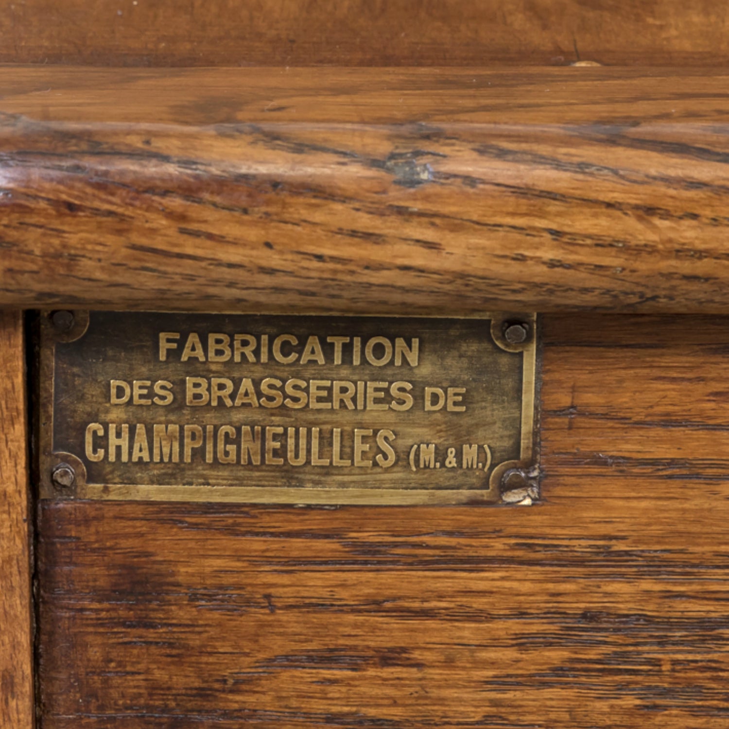 19th Century French Hand Made Bentwood Walnut Bench with Fruitwood Inlay