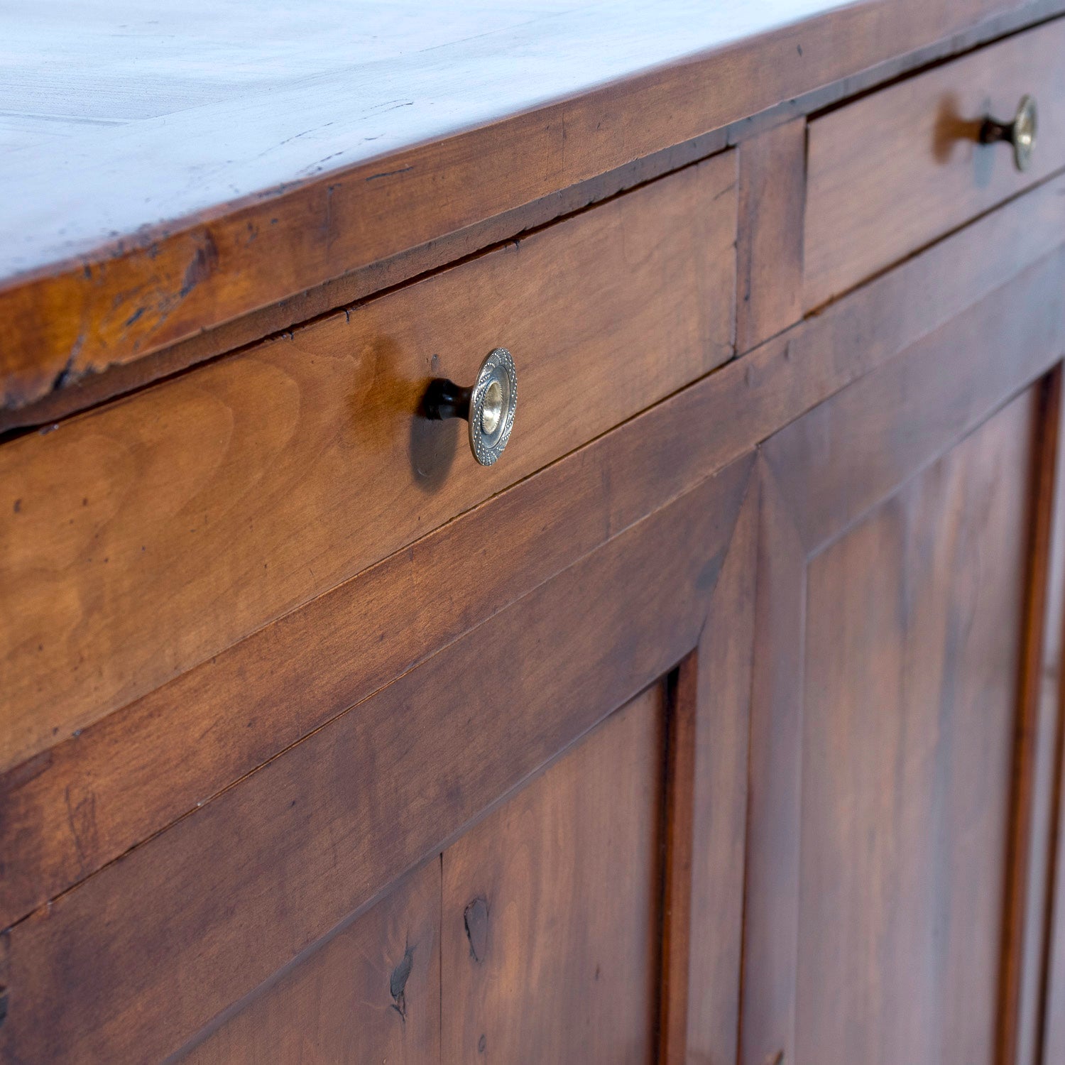 Late 18th Century French Directoire Period Cherry Enfilade Buffet