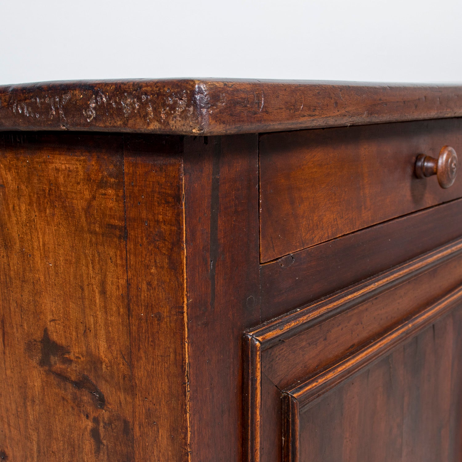 19th Century French Louis XVI Style Walnut Enfilade Buffet from Normandy