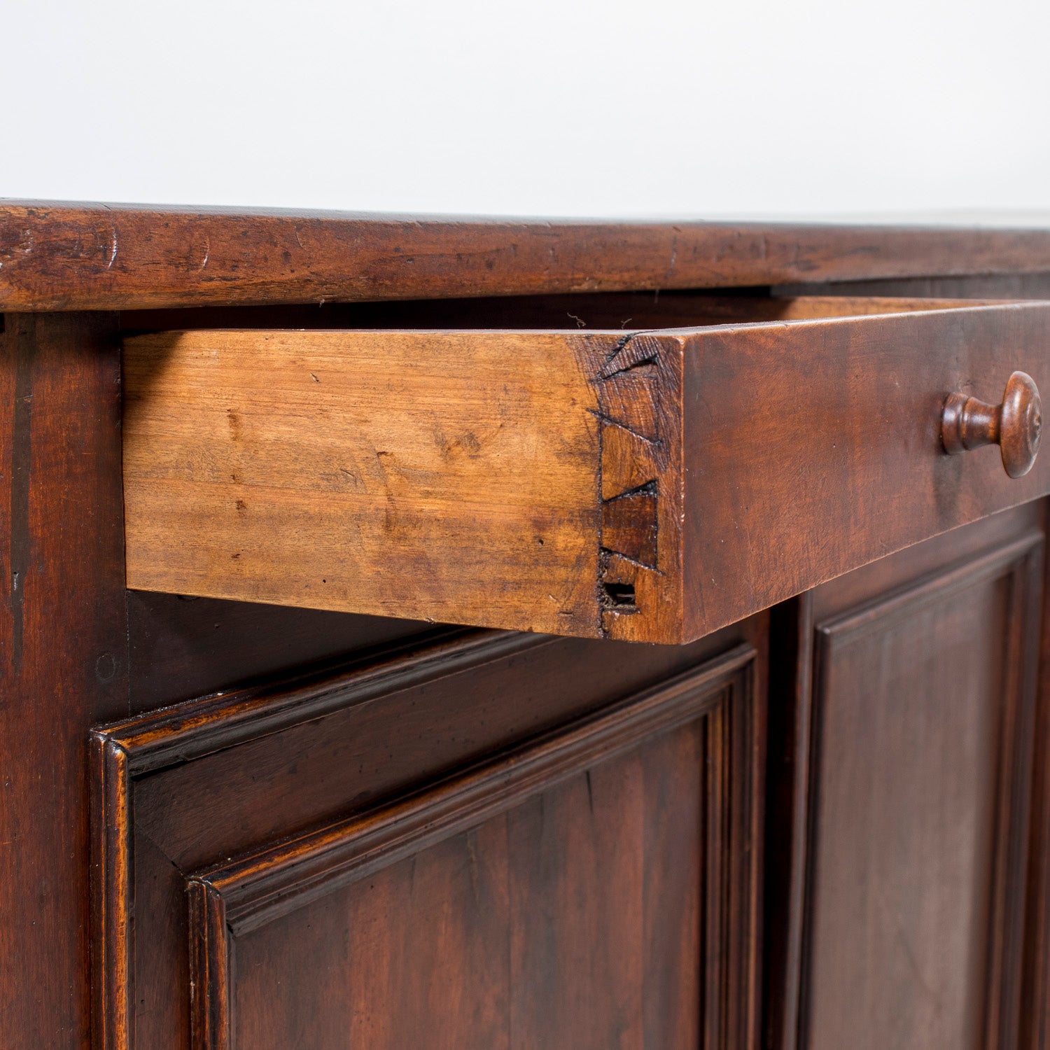 19th Century French Louis XVI Style Walnut Enfilade Buffet from Normandy