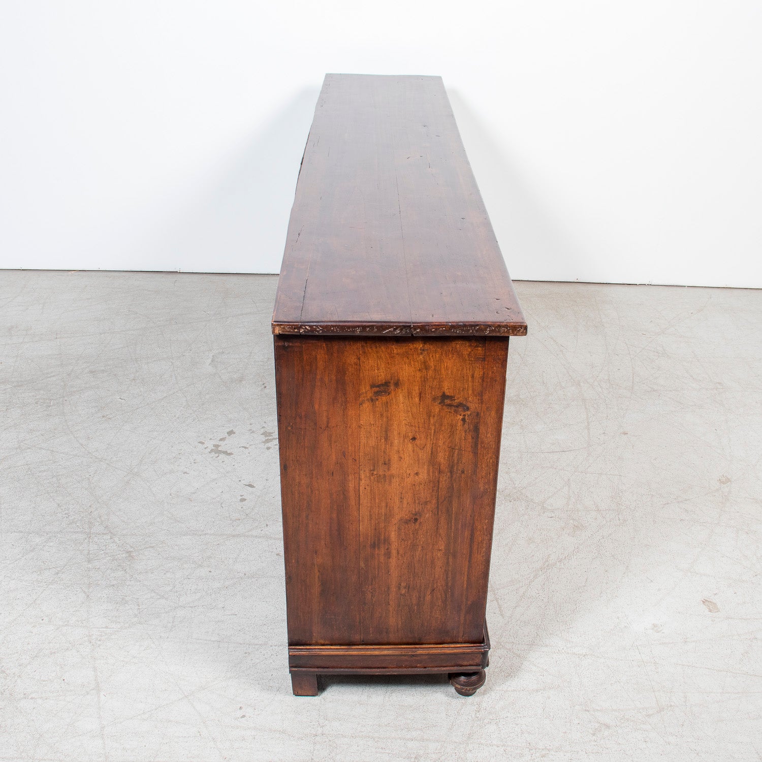 19th Century French Louis XVI Style Walnut Enfilade Buffet from Normandy