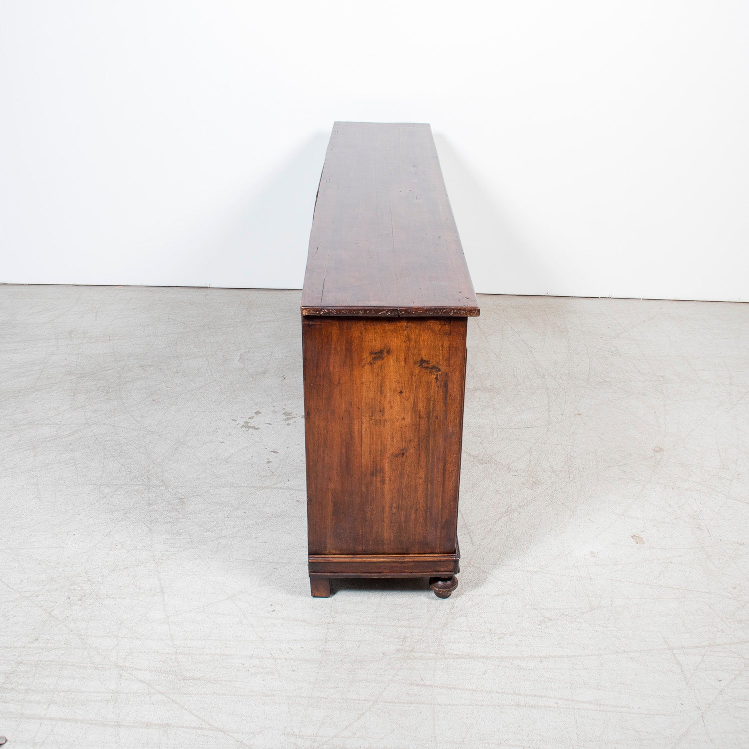 19th Century French Louis XVI Style Walnut Enfilade Buffet from Normandy