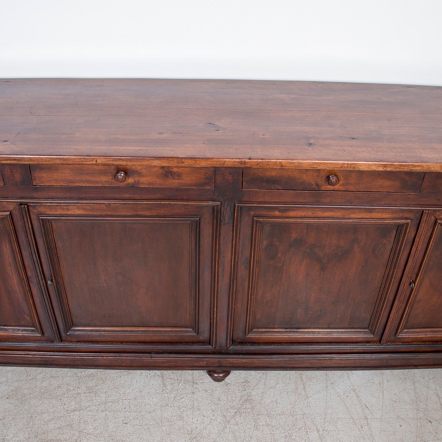 19th Century French Louis XVI Style Walnut Enfilade Buffet from Normandy