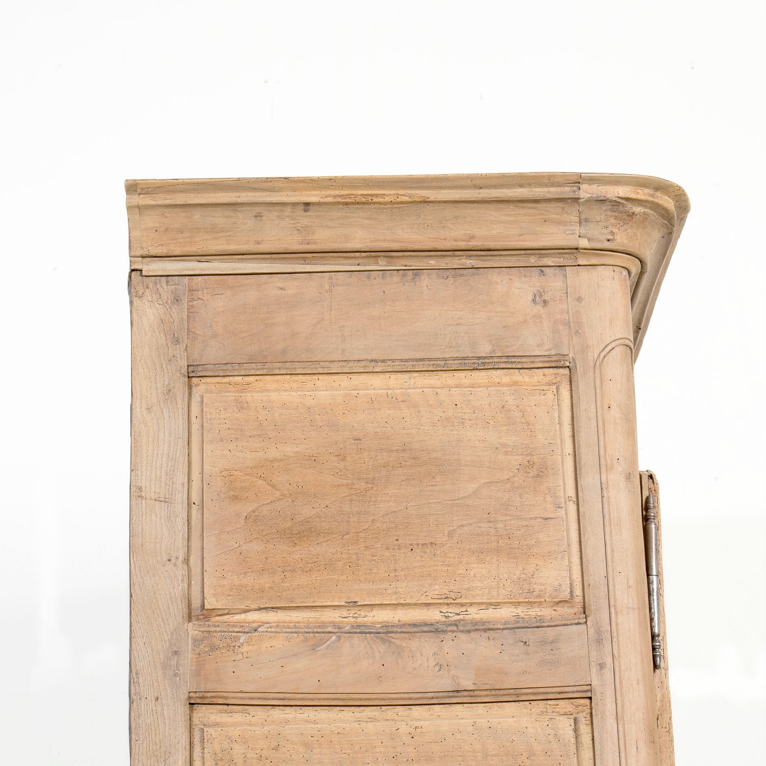 18th Century French Period Louis XV Bleached Walnut Deux Corps Lyonnaise Pantalonnier