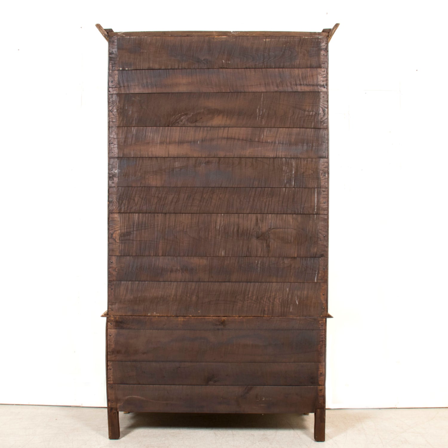 18th Century French Period Louis XV Bleached Walnut Deux Corps Lyonnaise Pantalonnier