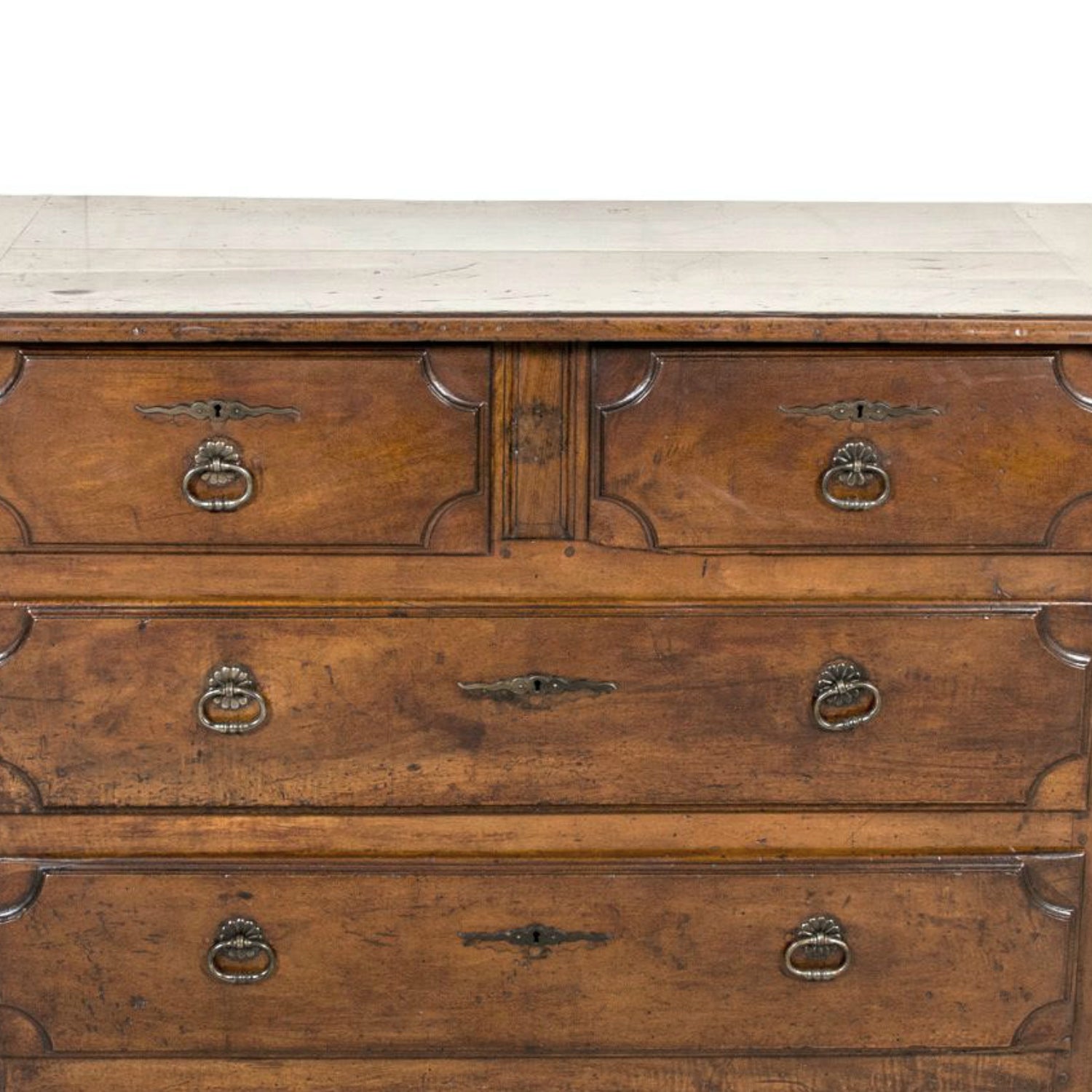 Rare 17th Century French Provincial Louis XIV Period Walnut Commode