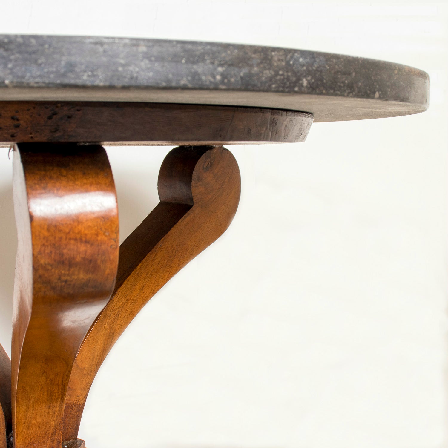 Early 19th Century French Empire Period Pedestal Table with Marble Top