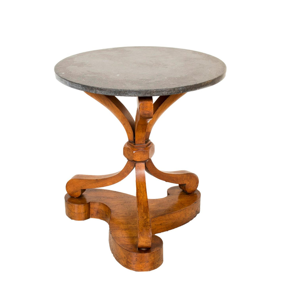 Early 19th Century French Empire Period Pedestal Table with Marble Top