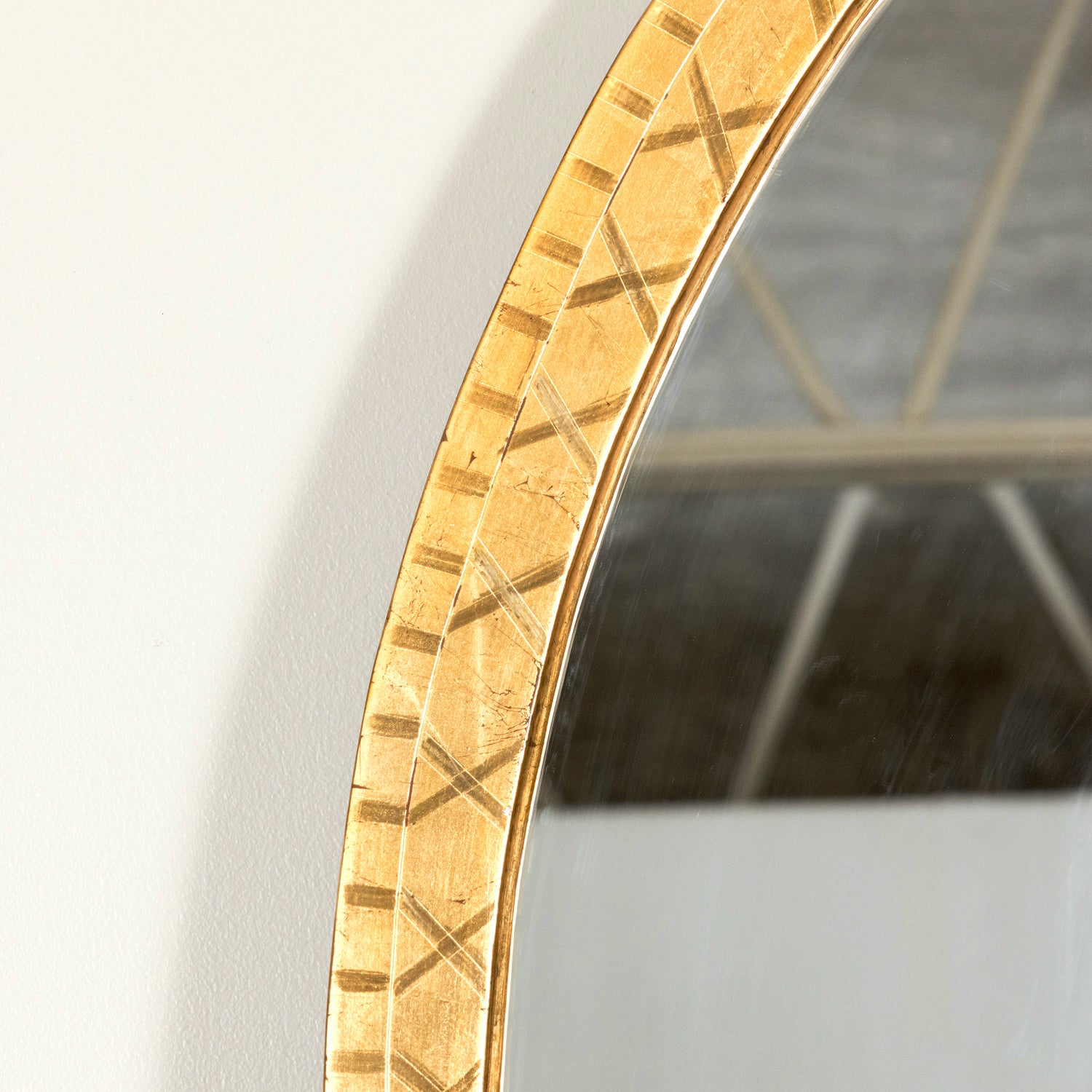 Late 19th Century French Gothic Arched Giltwood Cathedral Style Mirror