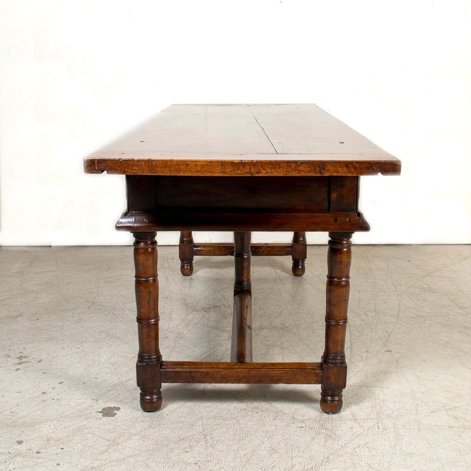 18th Century French Directoire Period Walnut Work Table or Console Table