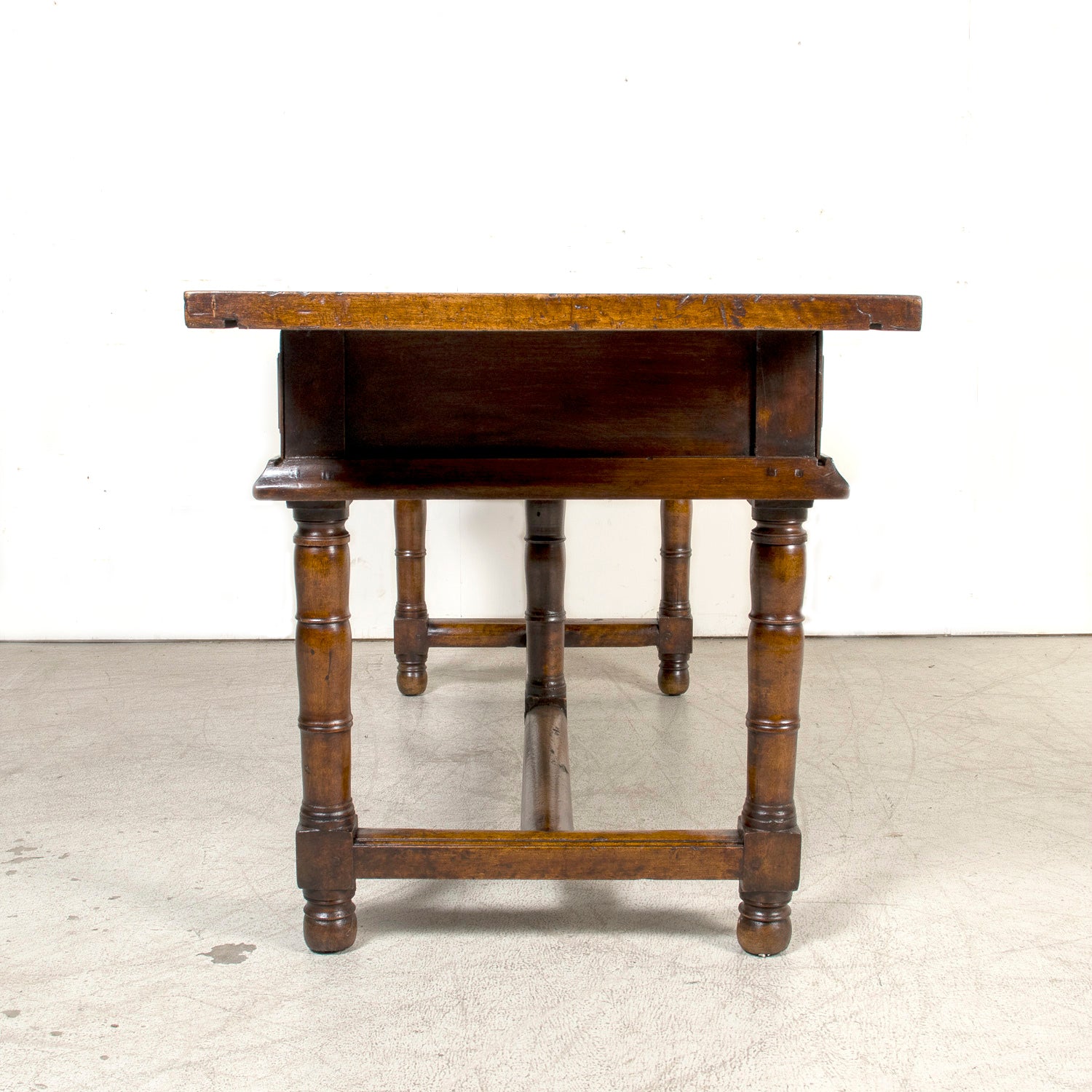 18th Century French Directoire Period Walnut Work Table or Console Table