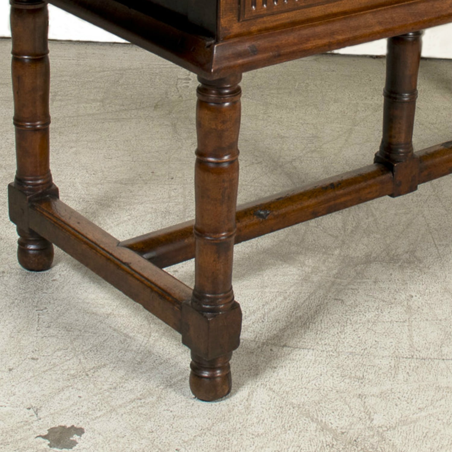 18th Century French Directoire Period Walnut Work Table or Console Table
