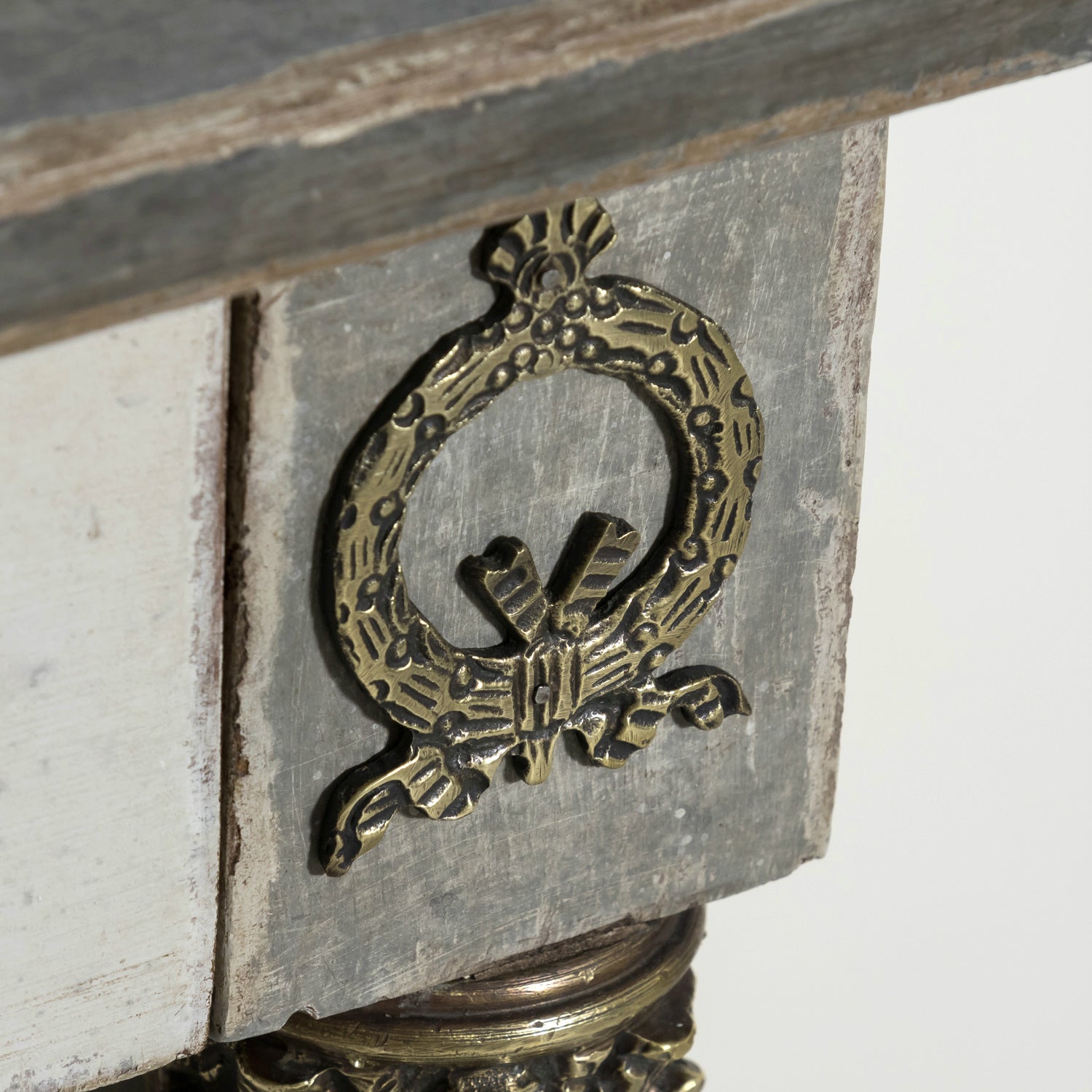 Early 20th Century French Empire Style Painted Commode with Ormolu