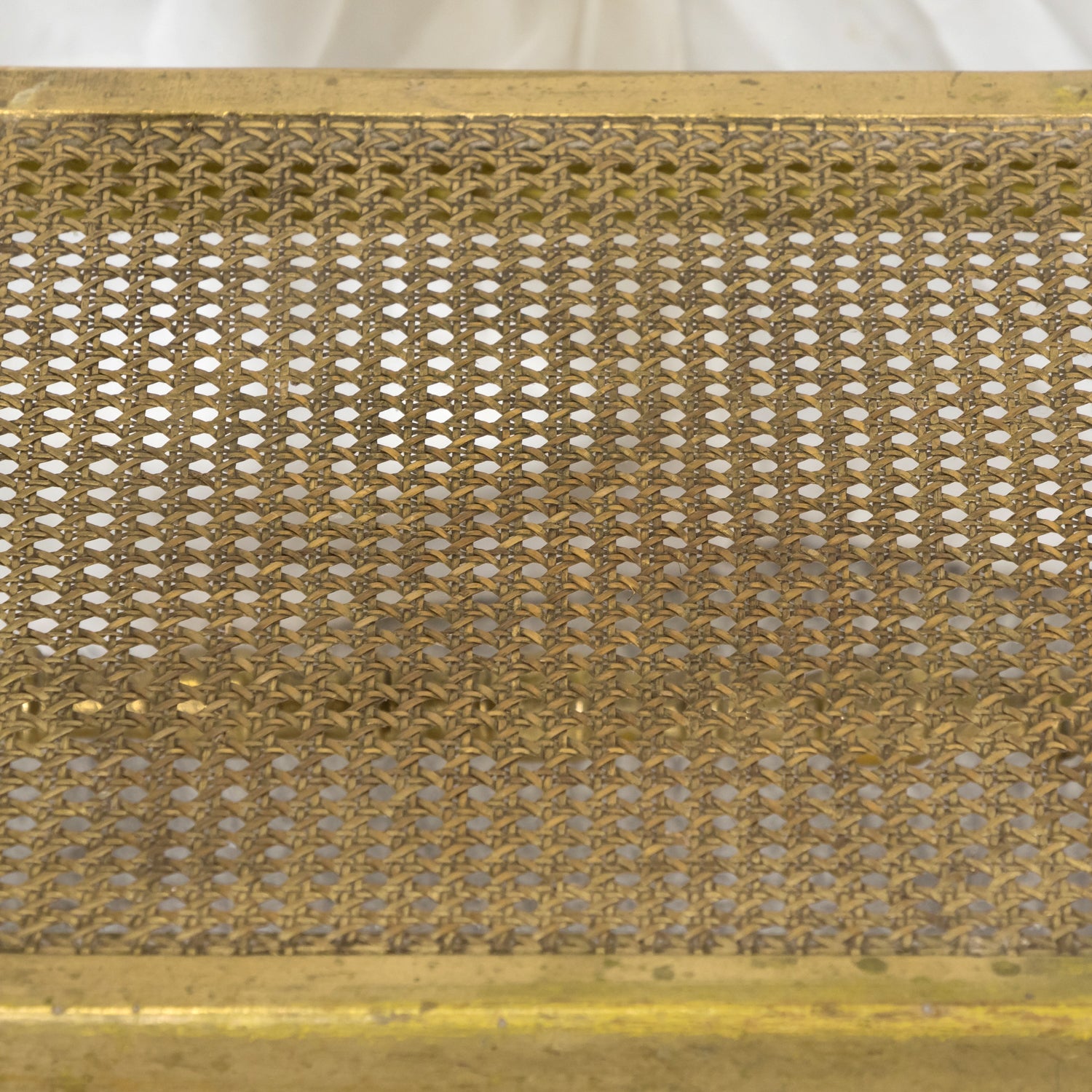 Early 20th Century French Carved Faux Bamboo Painted and Parcel Gilt Corner Chair with Cane Seat