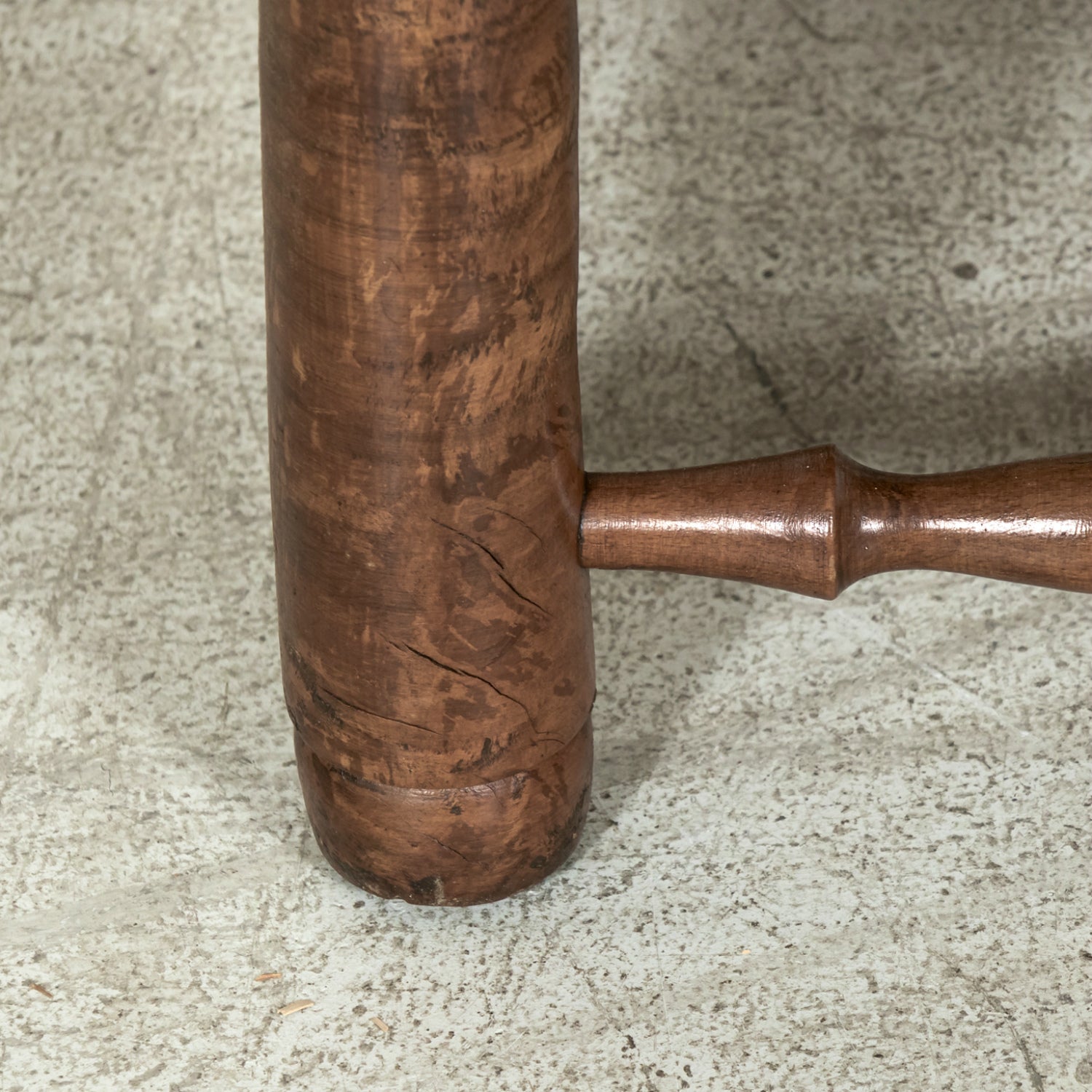 Pair of Mid-20th Century French Brutalist Style Low Rush Seat Fireplace Chairs by Charles Dudouyt