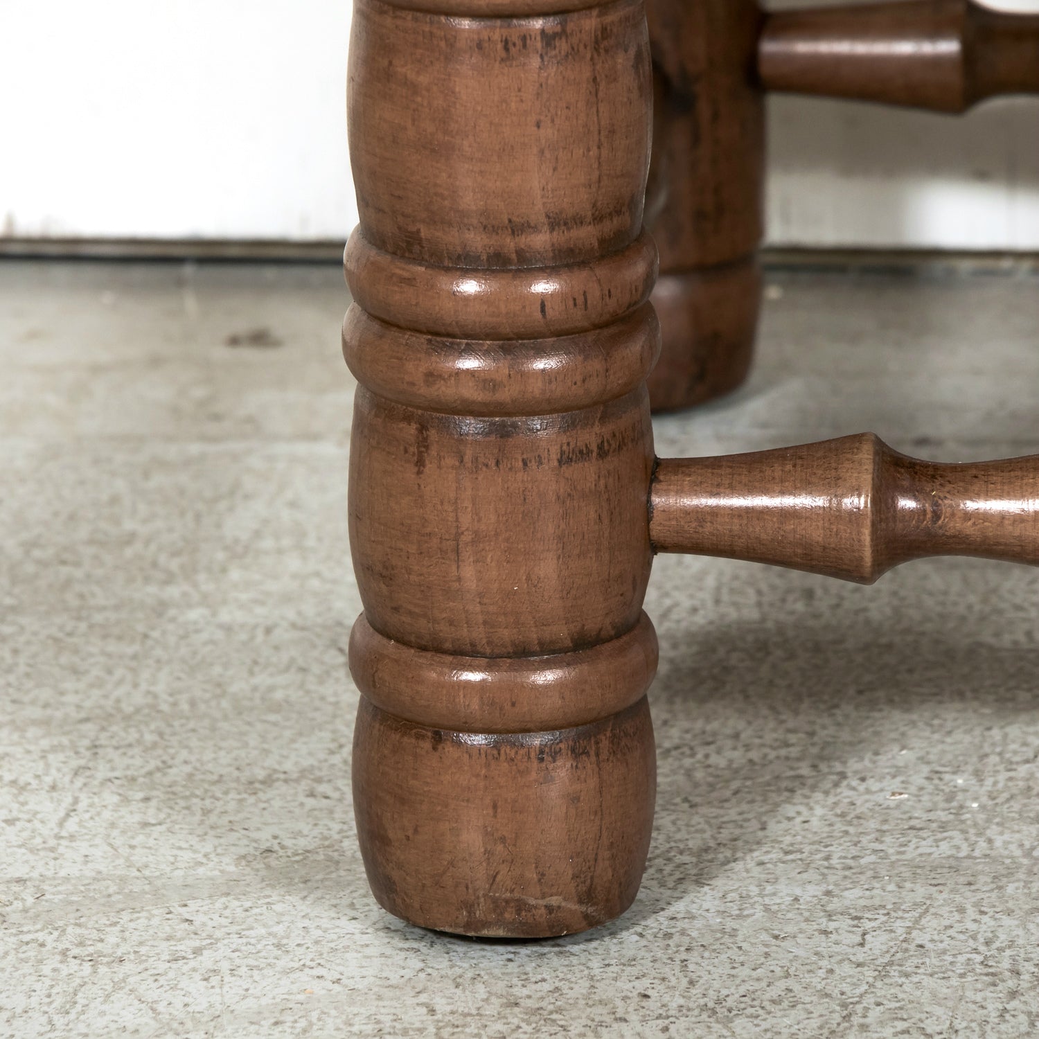 Pair of Mid-20th Century French Brutalist Style Low Rush Seat Fireplace Chairs by Charles Dudouyt