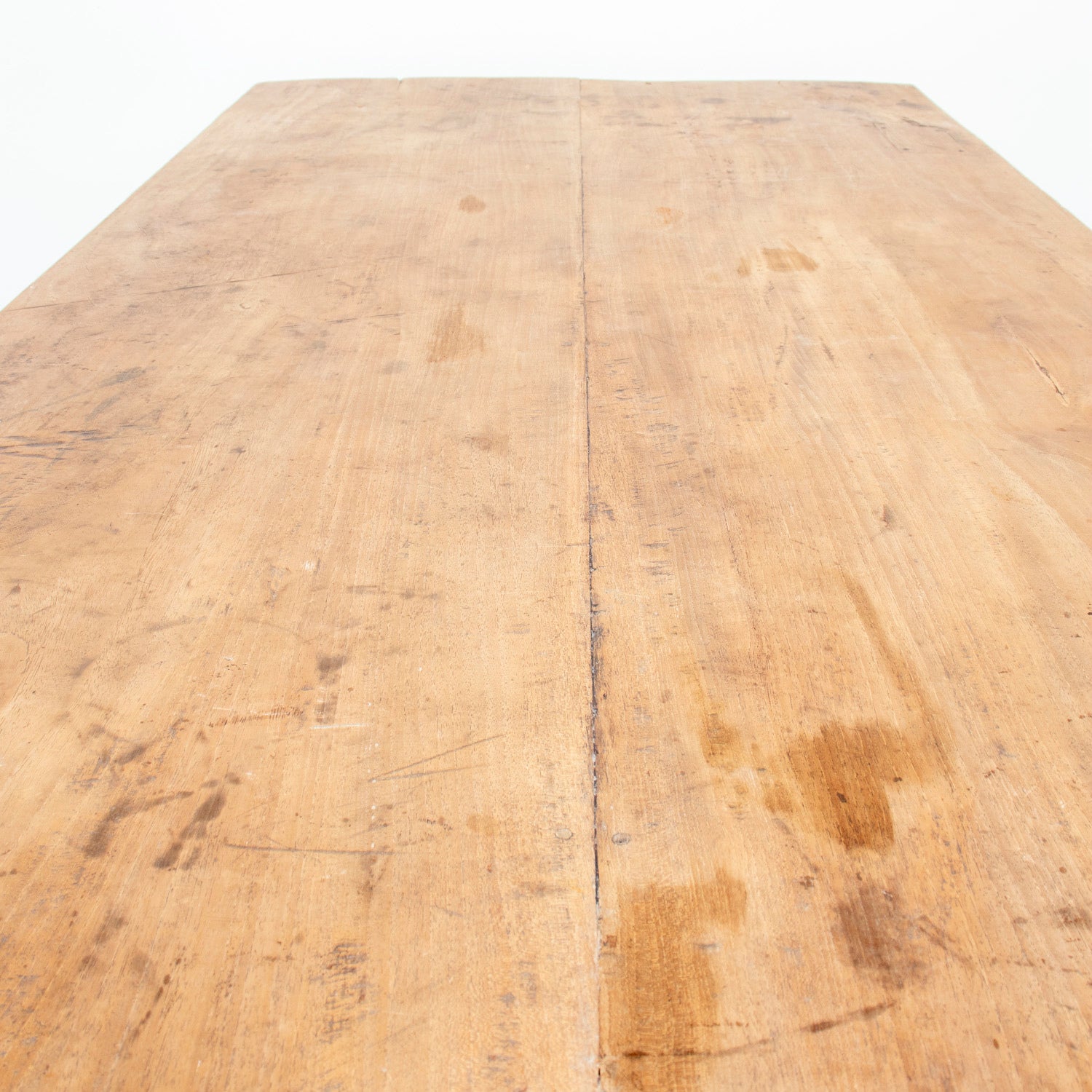 19th Century French Provençal Louis XVI Style Polychrome Farm Table