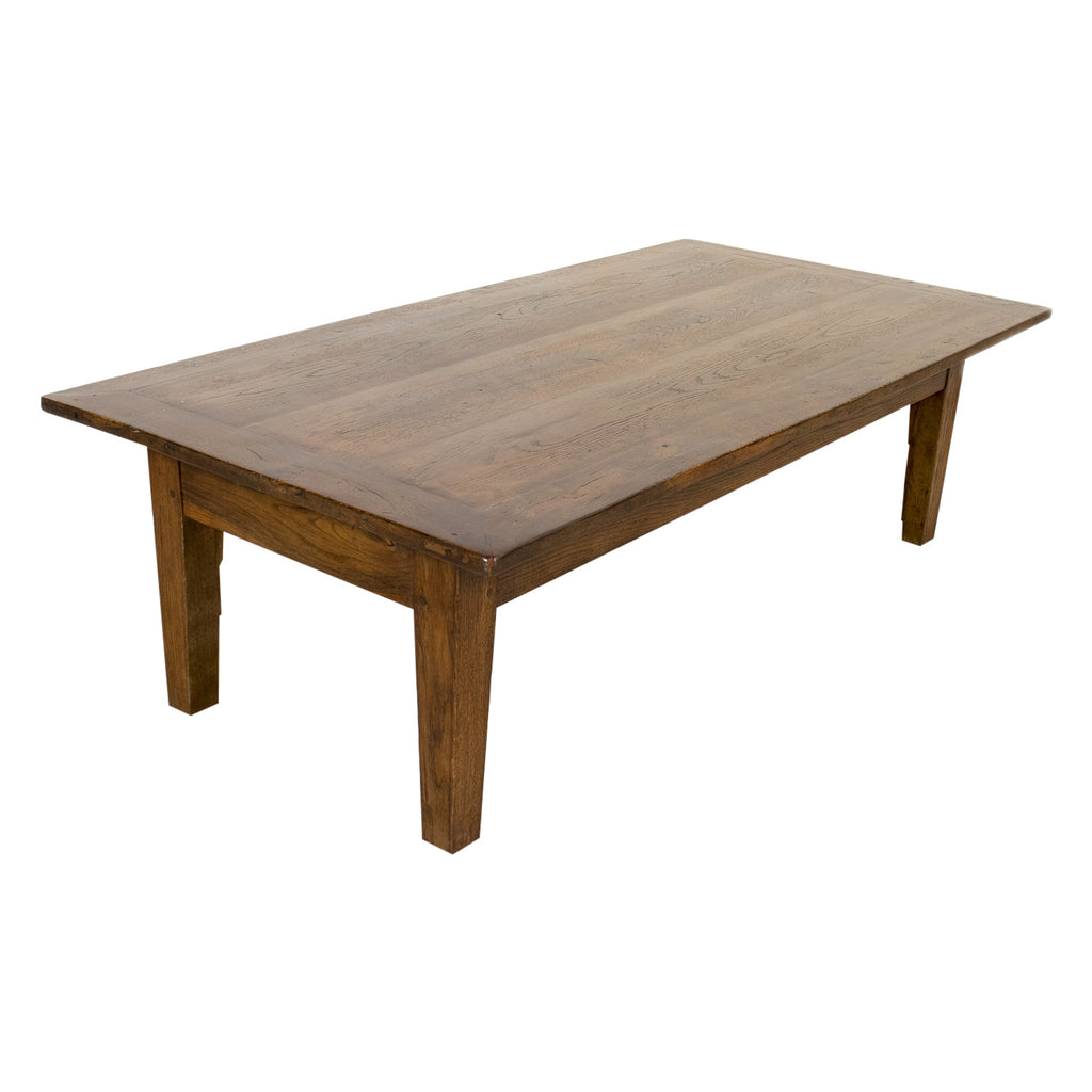 Large Early 19th Century Rustic French Country Walnut Coffee Table