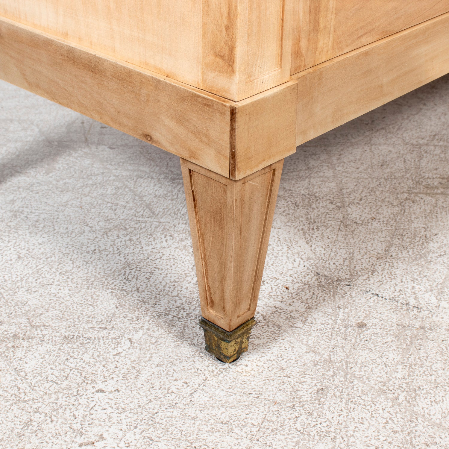 Antique French Louis XVI Style Provençal Bleached Cherrywood Buffet