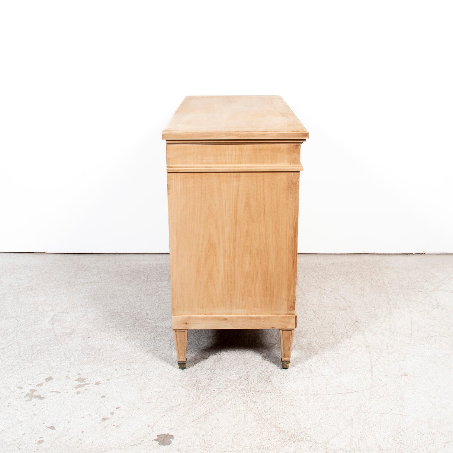 Antique French Louis XVI Style Provençal Bleached Cherrywood Buffet