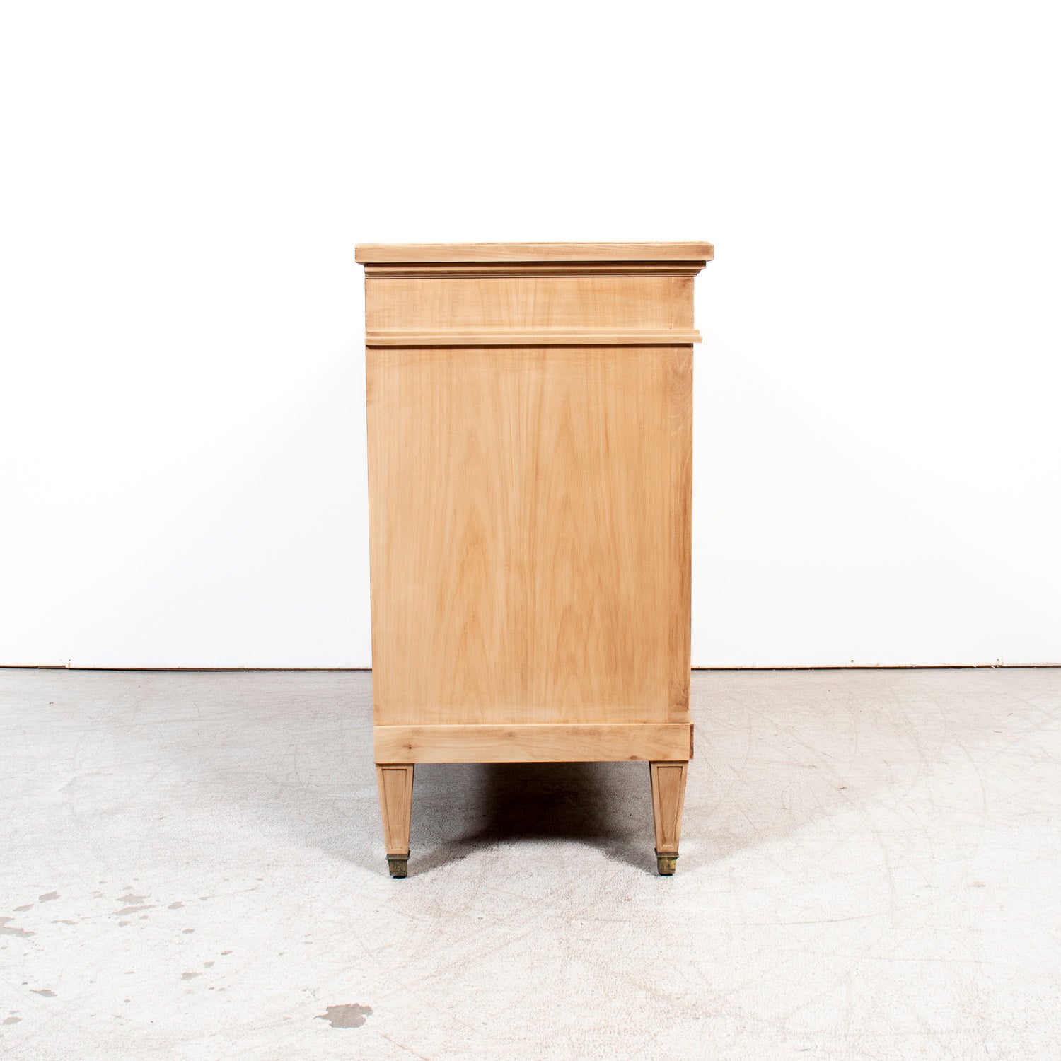 Antique French Louis XVI Style Provençal Bleached Cherrywood Buffet