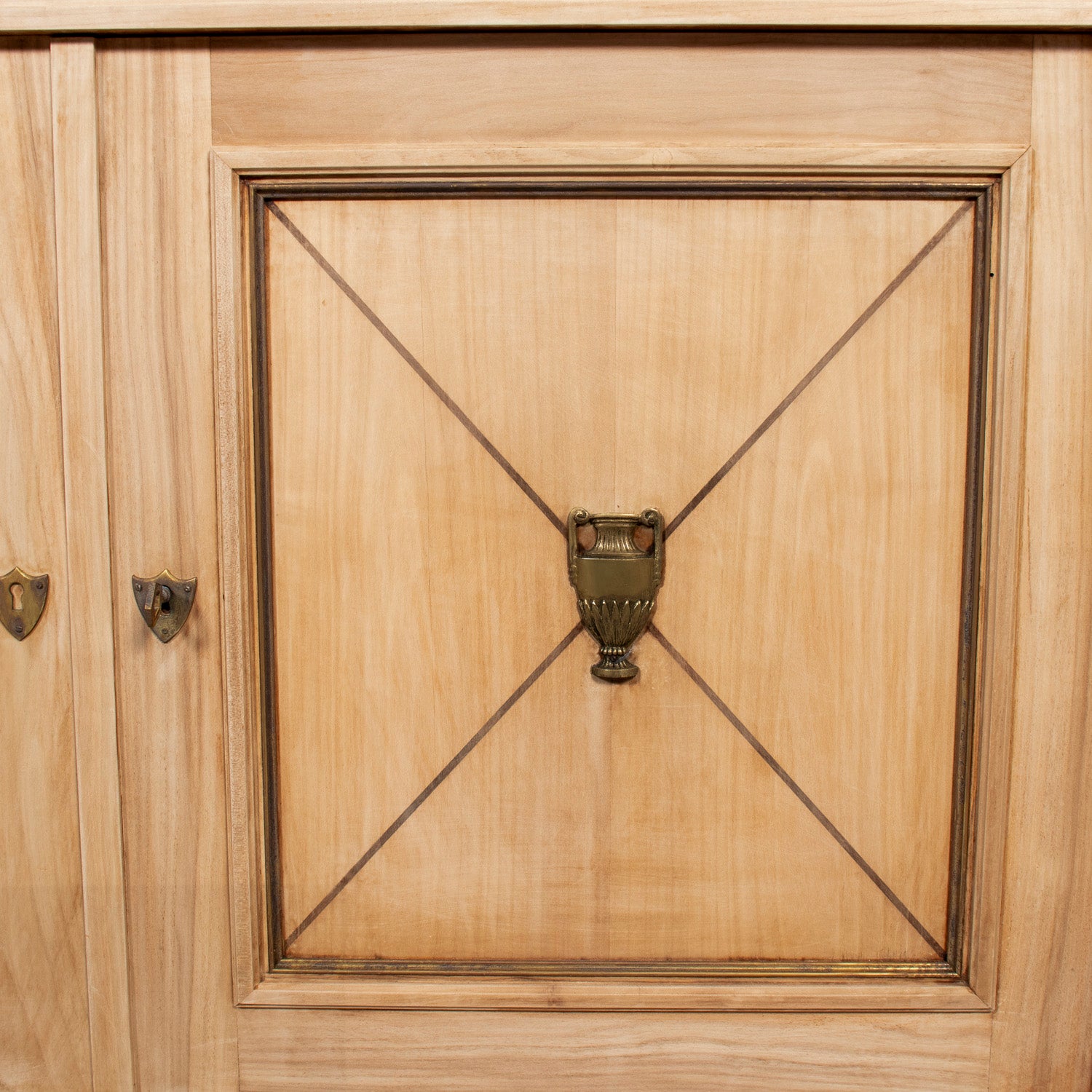 Antique French Louis XVI Style Provençal Bleached Cherrywood Buffet