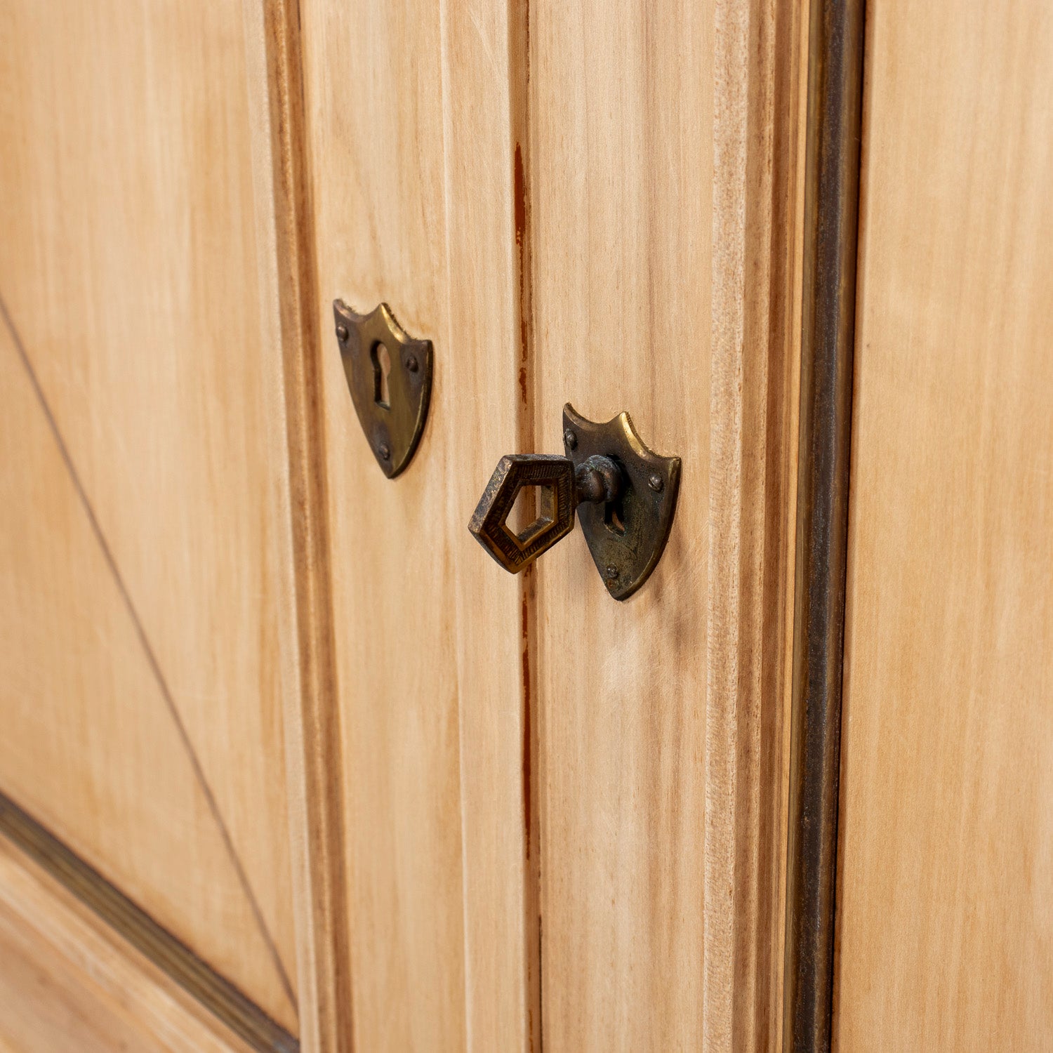 Antique French Louis XVI Style Provençal Bleached Cherrywood Buffet