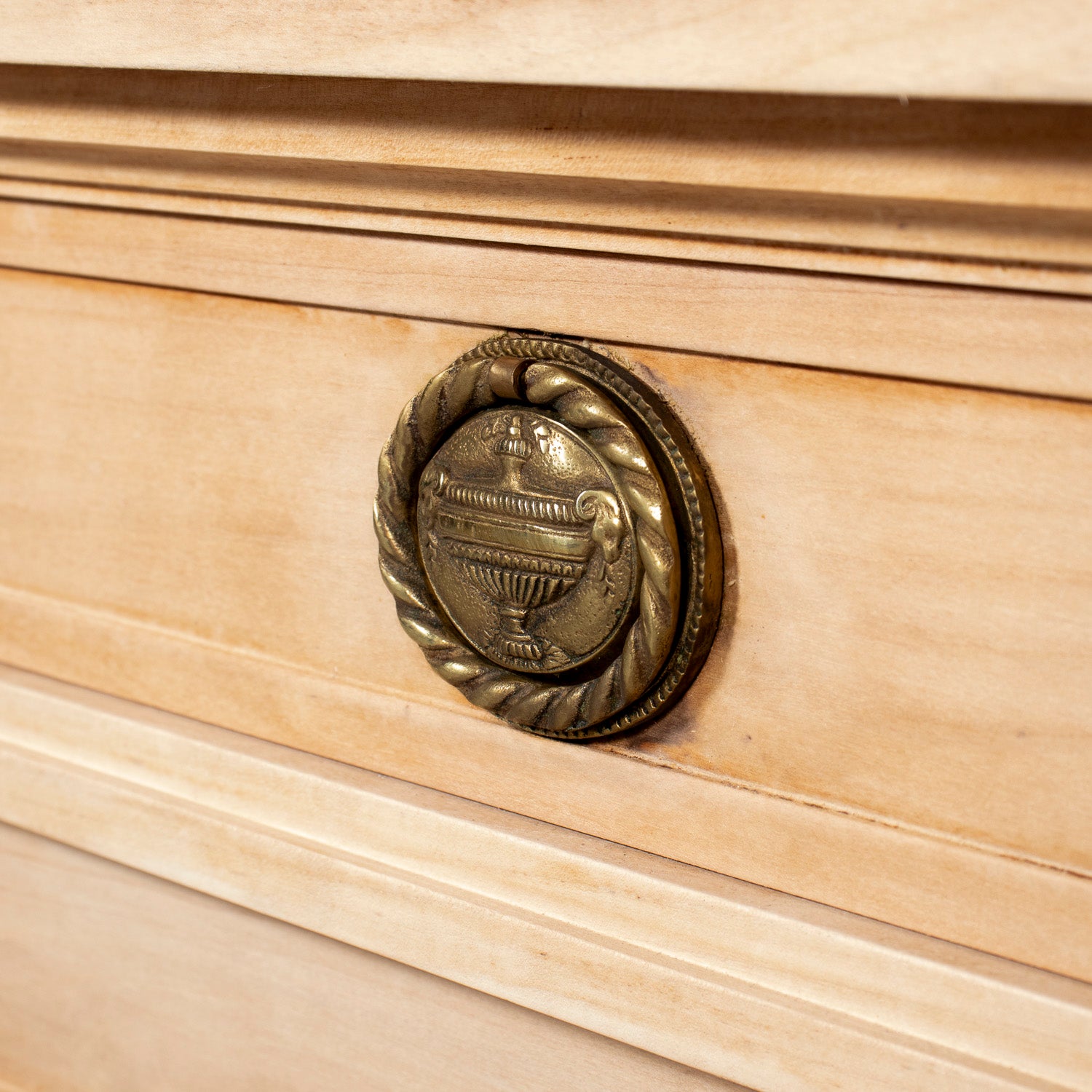 Antique French Louis XVI Style Provençal Bleached Cherrywood Buffet