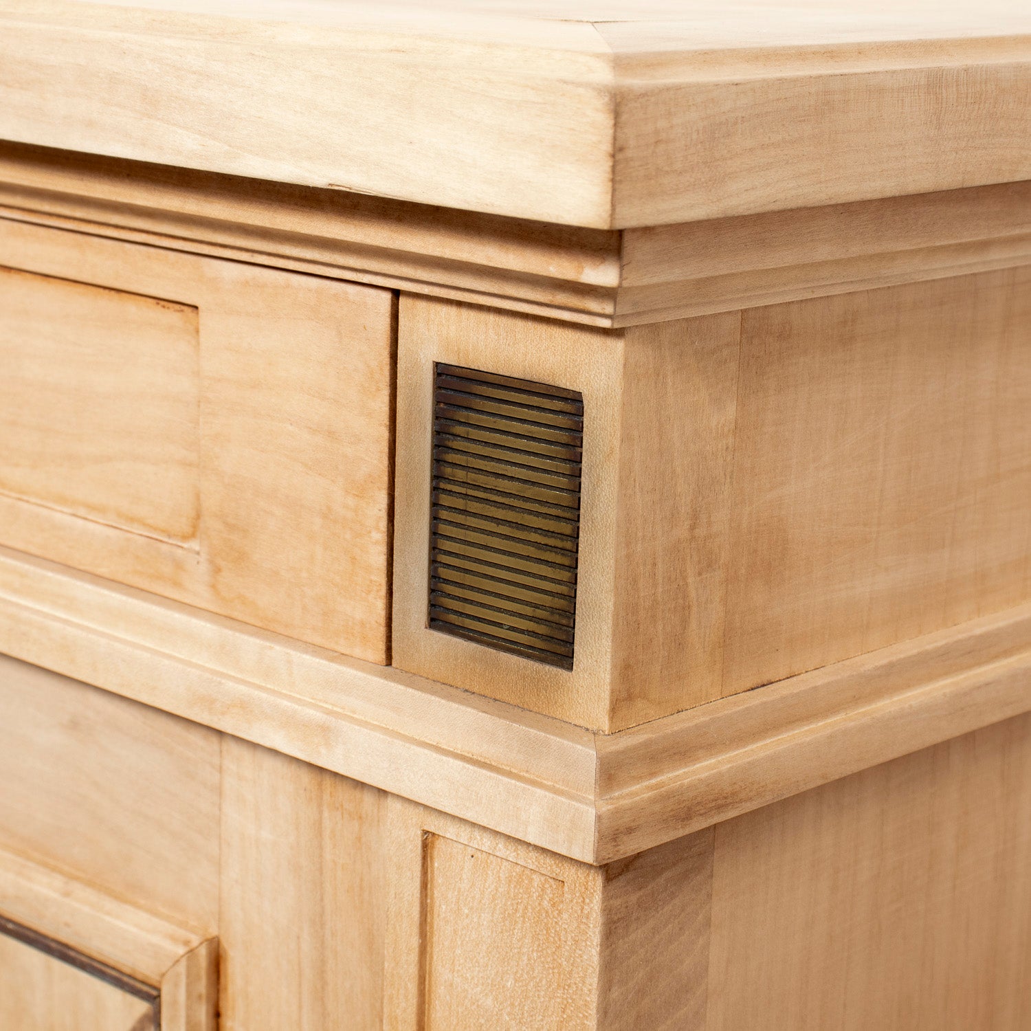 Antique French Louis XVI Style Provençal Bleached Cherrywood Buffet