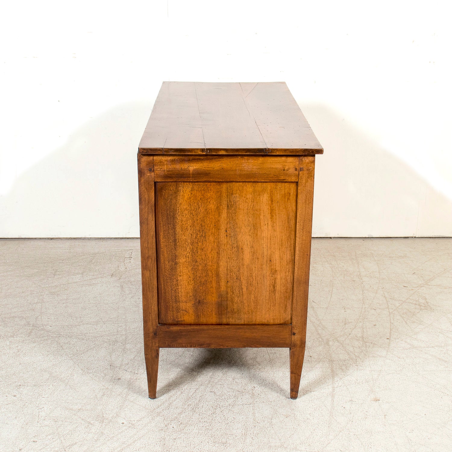 Late 18th Century French Louis XVI Period Walnut and Burl Walnut Commode