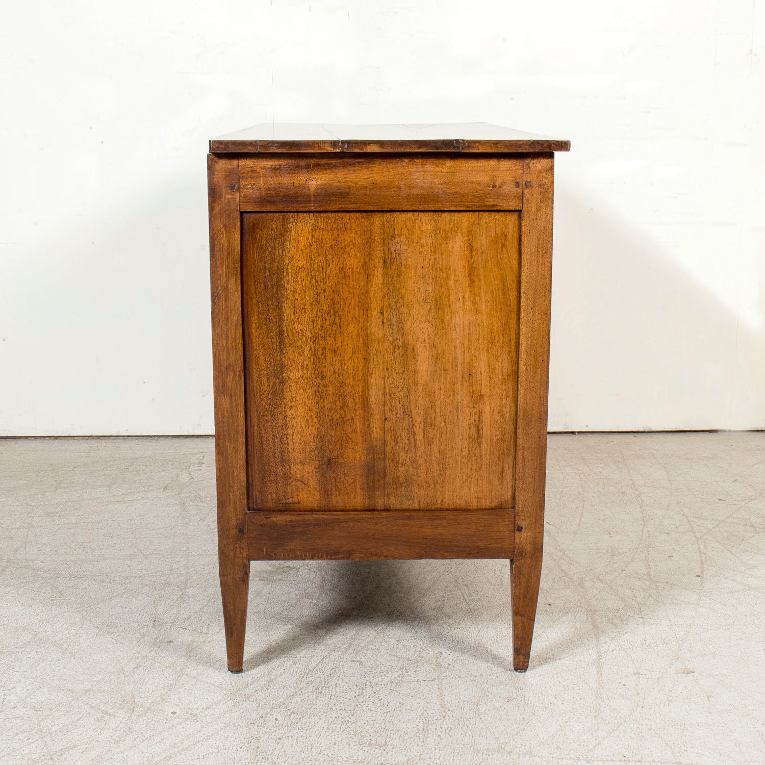Late 18th Century French Louis XVI Period Walnut and Burl Walnut Commode