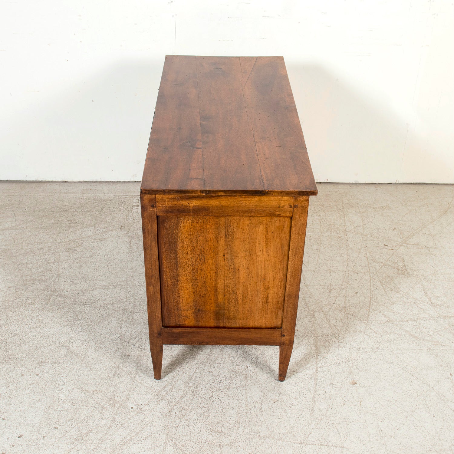 Late 18th Century French Louis XVI Period Walnut and Burl Walnut Commode