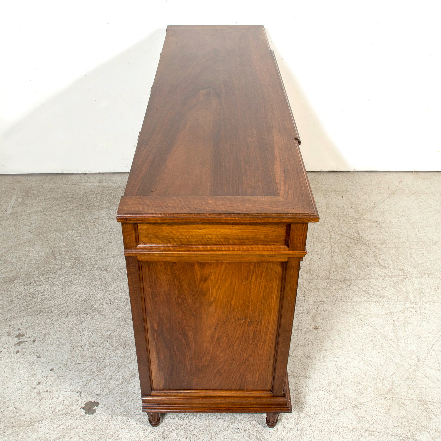 Early 20th Century French Directoire Style Walnut Enfilade Buffet
