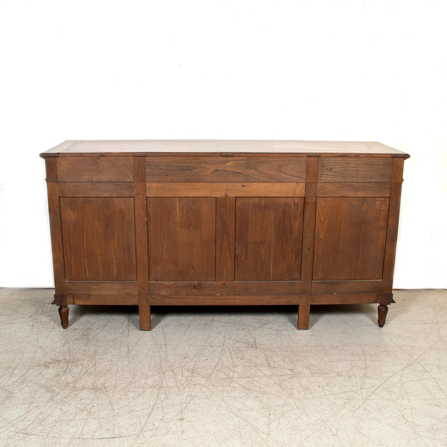 Early 20th Century French Directoire Style Walnut Enfilade Buffet