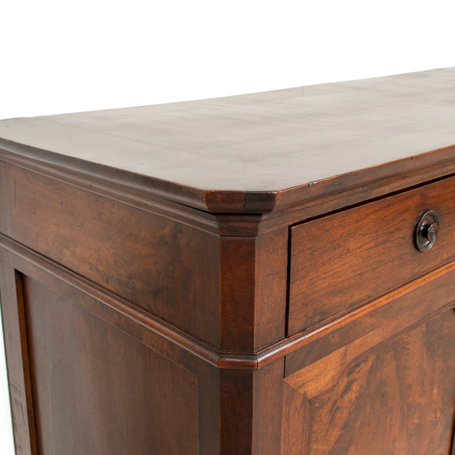 Large 19th Century French Louis Philippe Period Walnut Enfilade Buffet