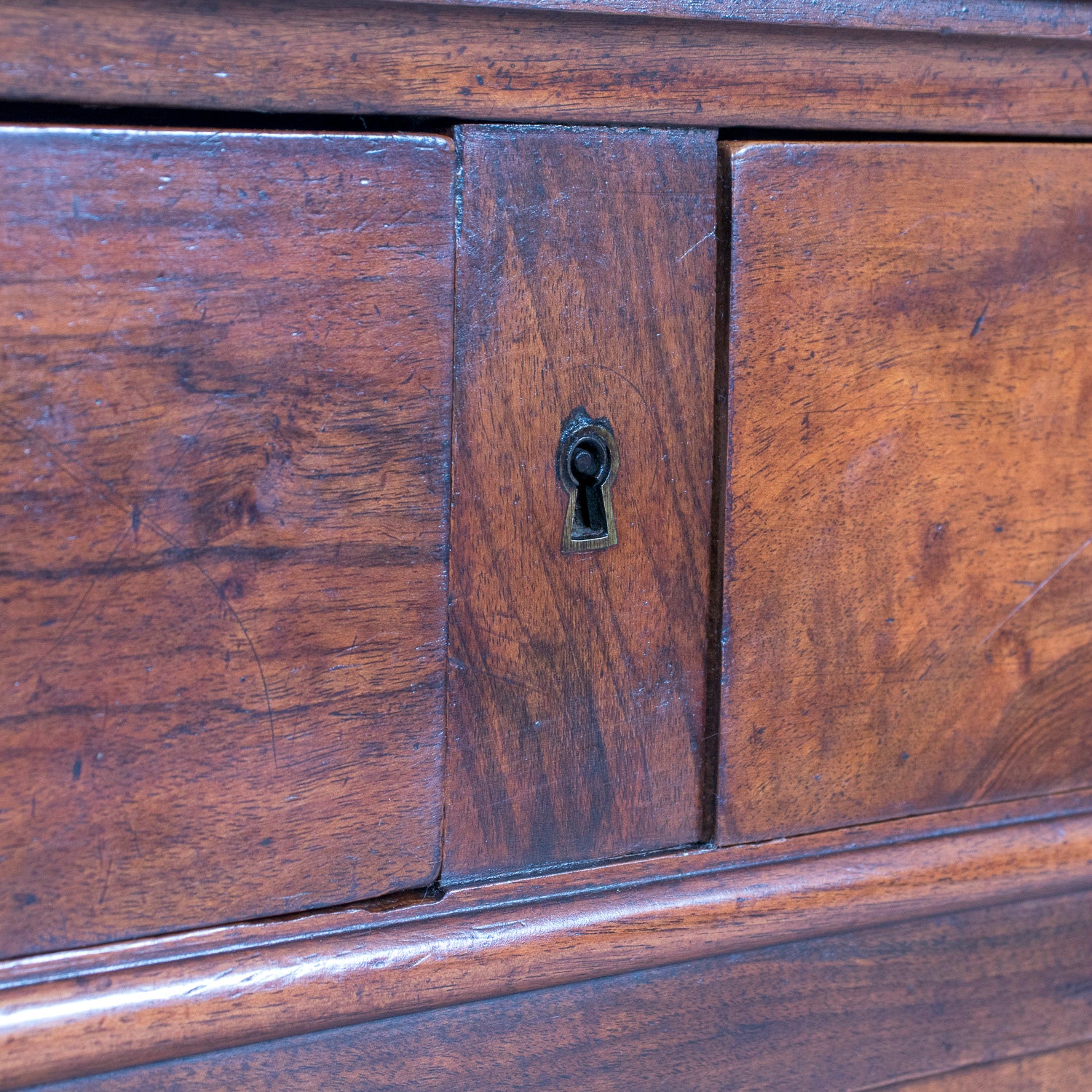 Large 19th Century French Louis Philippe Period Walnut Enfilade Buffet