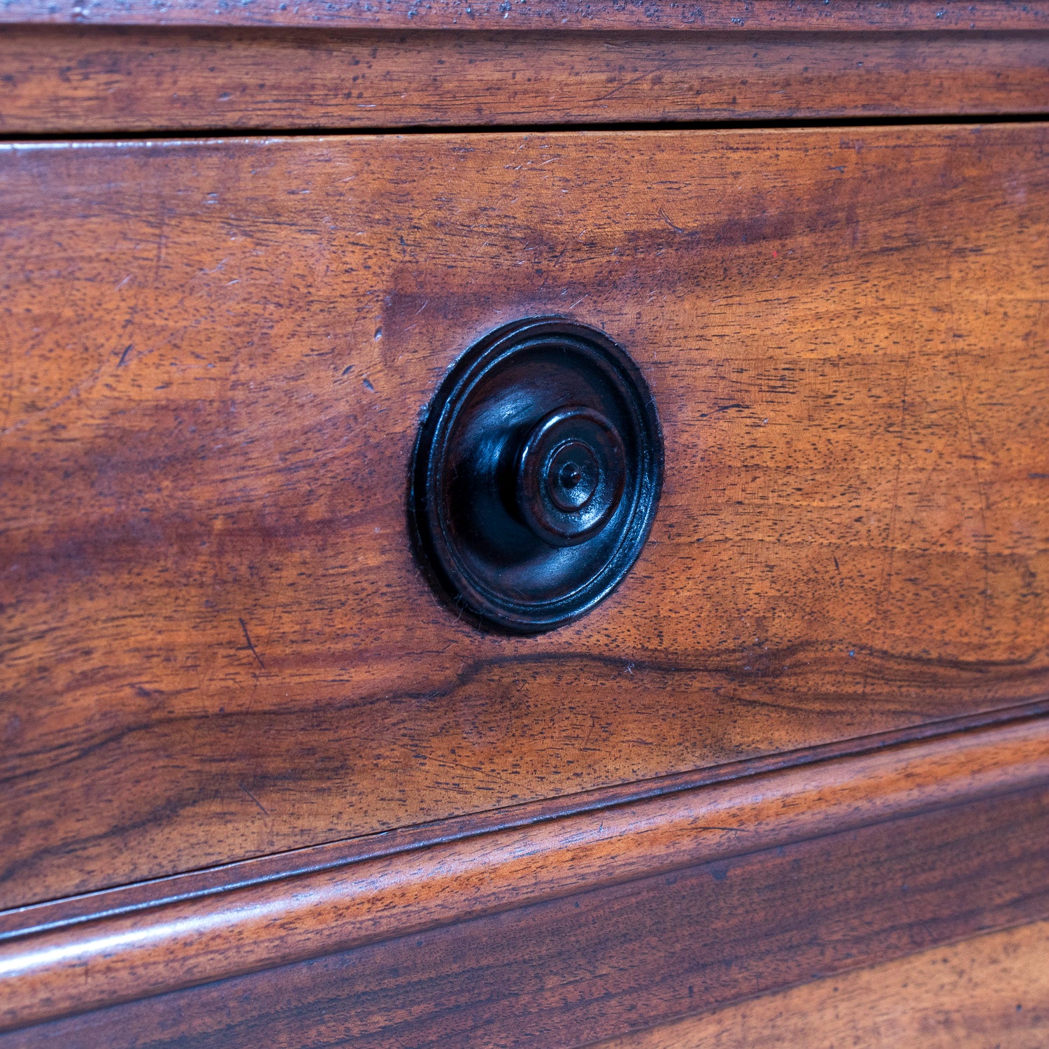 Large 19th Century French Louis Philippe Period Walnut Enfilade Buffet