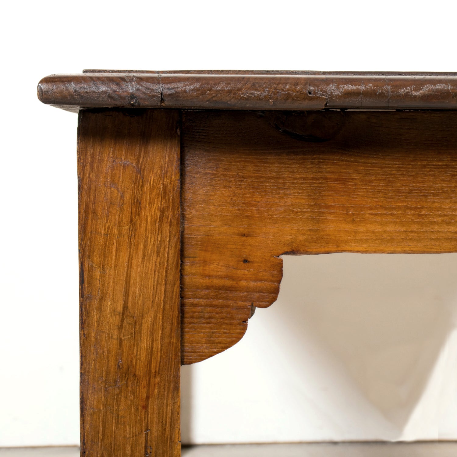 19th Century French Louis XVI Style Chestnut Farm Table from Normandy