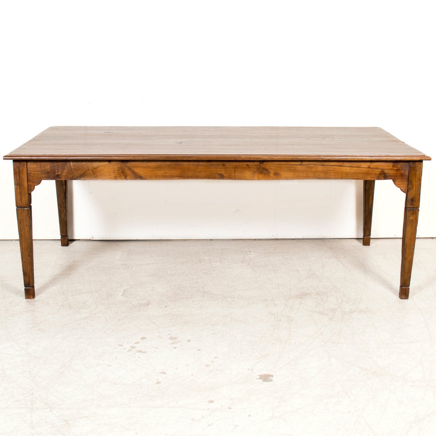 19th Century French Louis XVI Style Chestnut Farm Table from Normandy