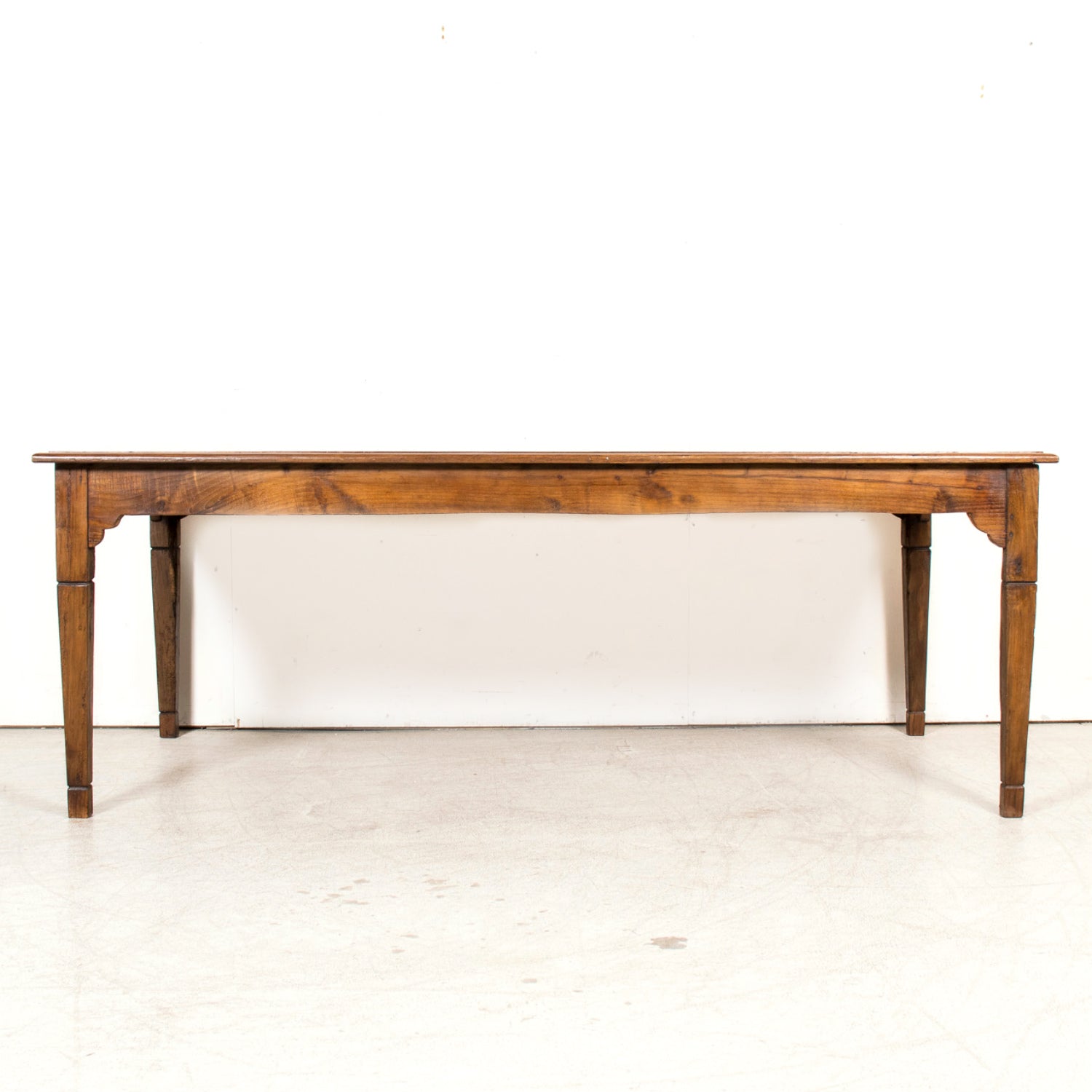 19th Century French Louis XVI Style Chestnut Farm Table from Normandy