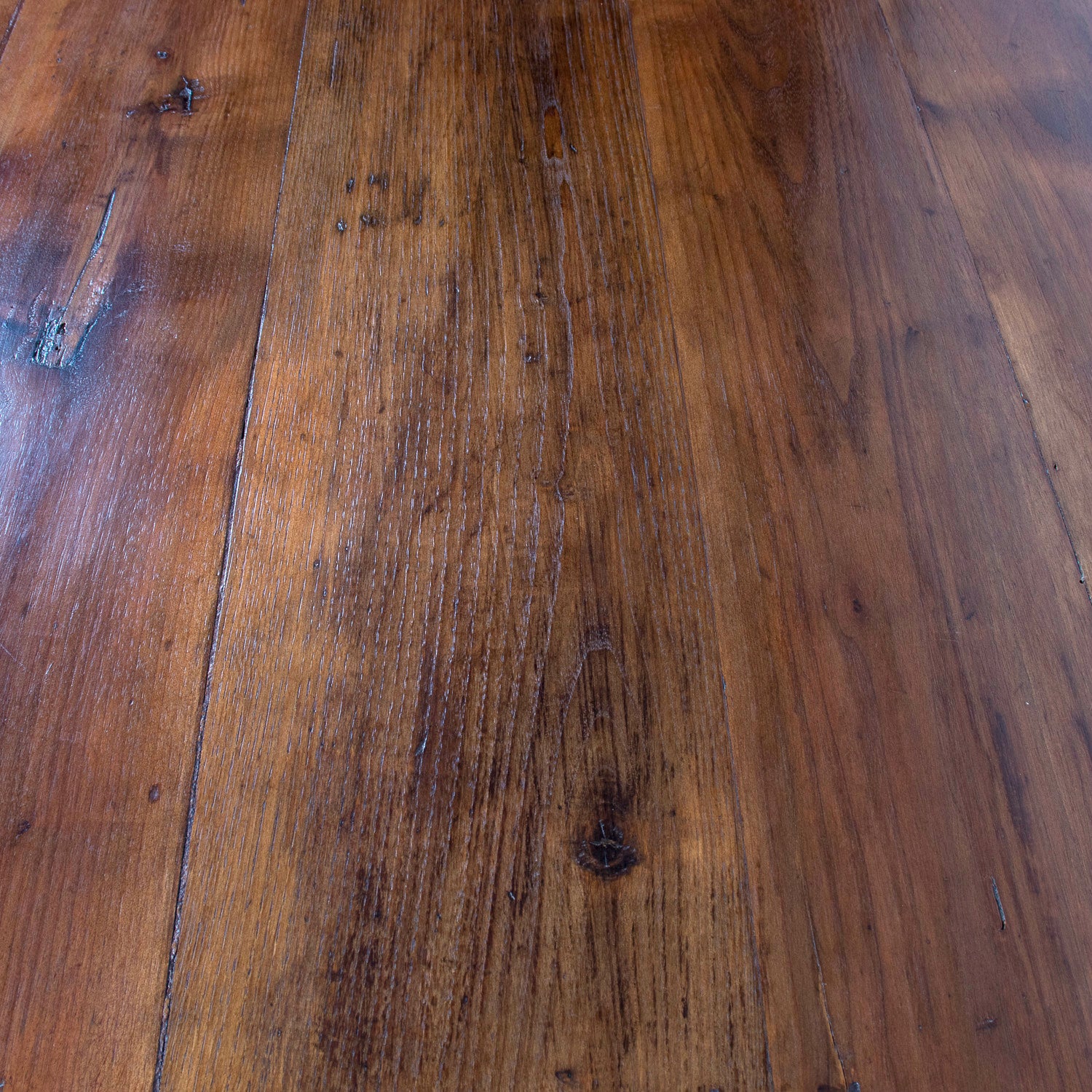 19th Century French Louis XVI Style Chestnut Farm Table from Normandy