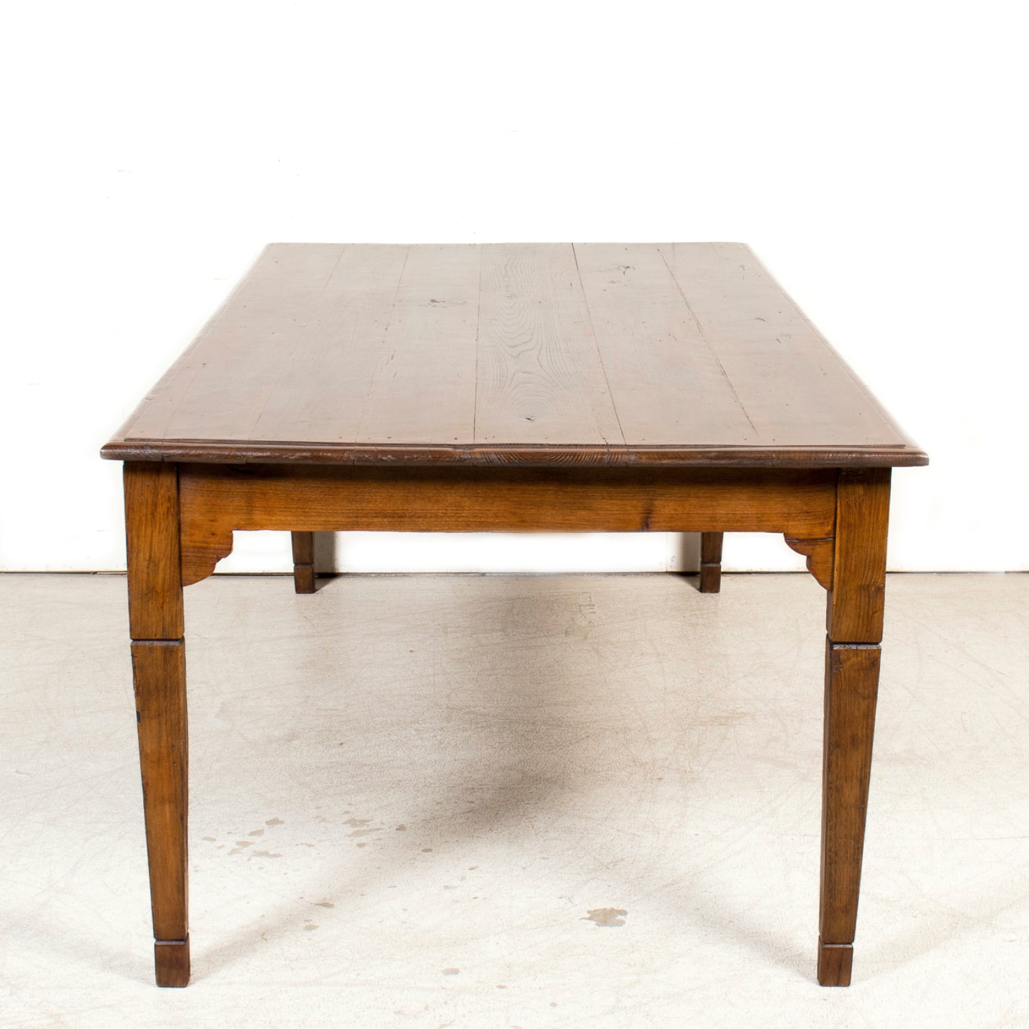19th Century French Louis XVI Style Chestnut Farm Table from Normandy