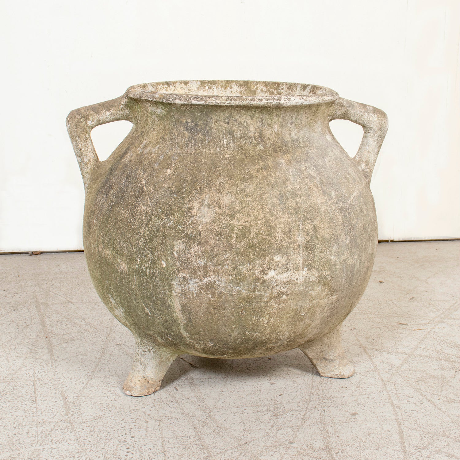 1960s Mid-Century Modern Willy Guhl Cauldron Shaped Marmite Planter