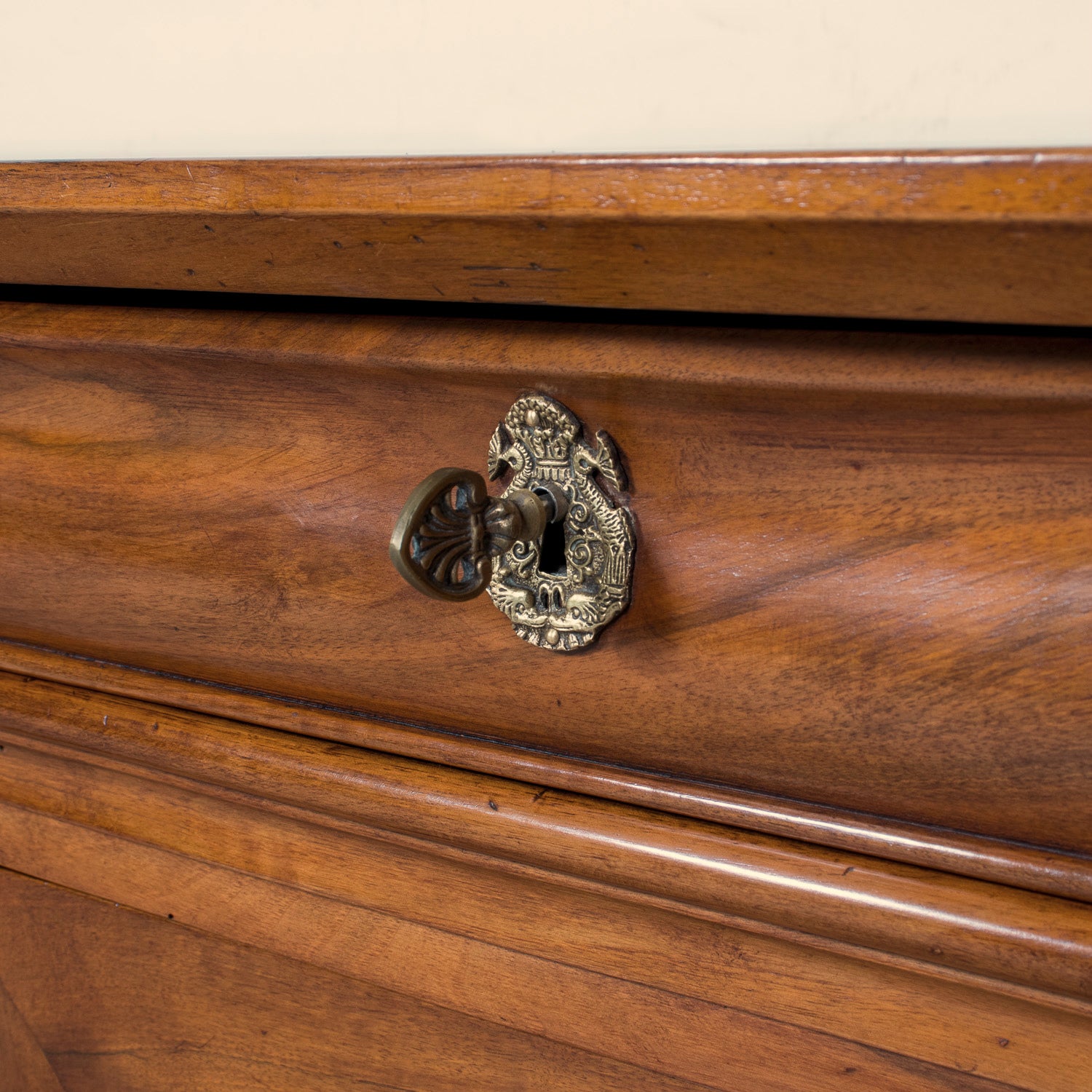 Grand 19th Century French Louis Philippe Period Cherrywood Lyonnaise Enfilade Buffet